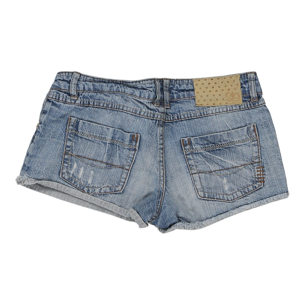 Sicko Denim Shorts - XS Blue Cotton Refurbished - Thrifted (note: this is a term often used to describe second- refurbished available on Cerqular