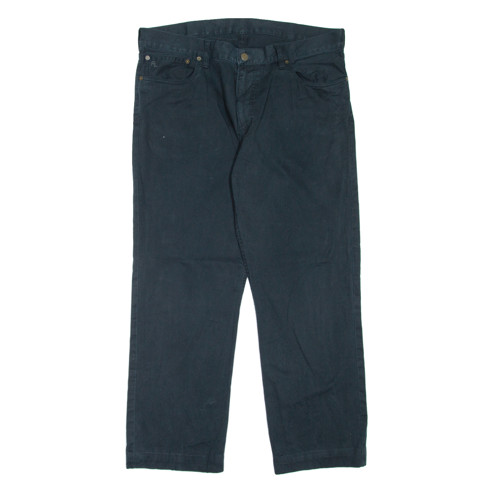 POLO RALPH LAUREN Mens Trousers Black Regular Straight W38 L29 Refurbished - N/A refurbished available on Cerqular