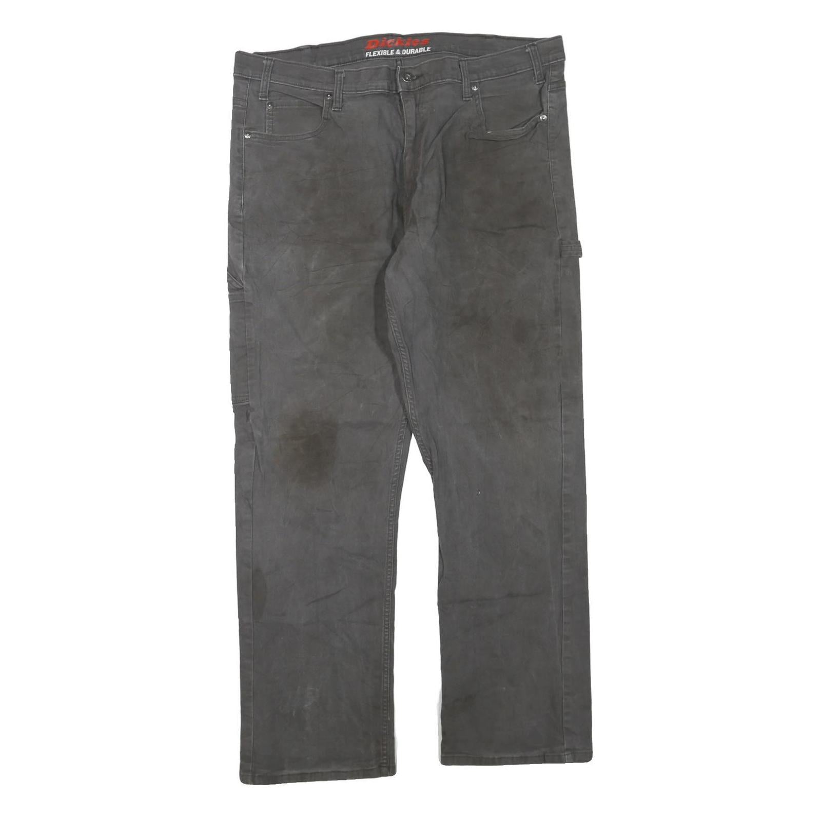 DICKIES Mens Regular Fit Cotton Blend Jeans Black W38 L32 Utility Workwear Refurbished - N/A refurbished available on Cerqular