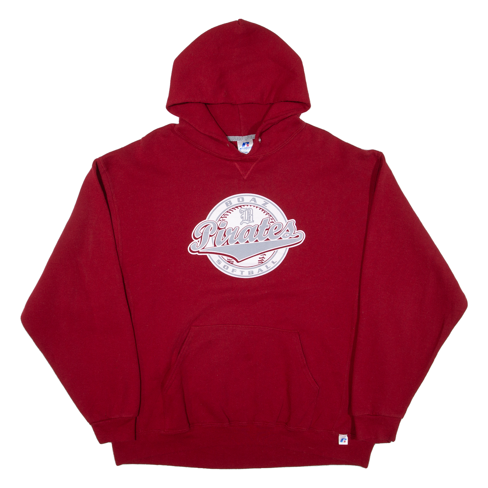 Buy RUSSELL ATHLETIC Boaz Pirates Softball Mens Red Hoodie USA XL Refurbished - $28.59 RUSSELL ATHLETIC Boaz Pirates Softball Mens Red Hoodie USA XL Refurbished - N/A refurbished available on Cerqular