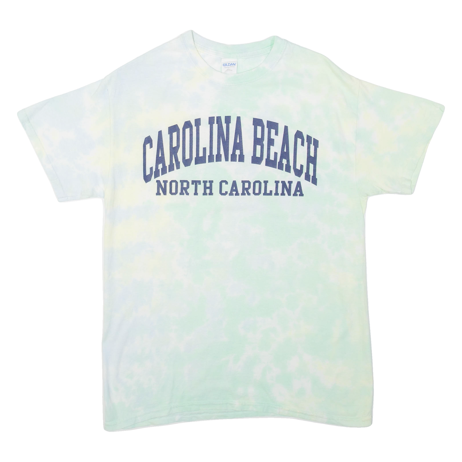 GILDAN Carolina Beach Mens Tie Dye T-Shirt Green USA M Refurbished - N/A refurbished available on Cerqular