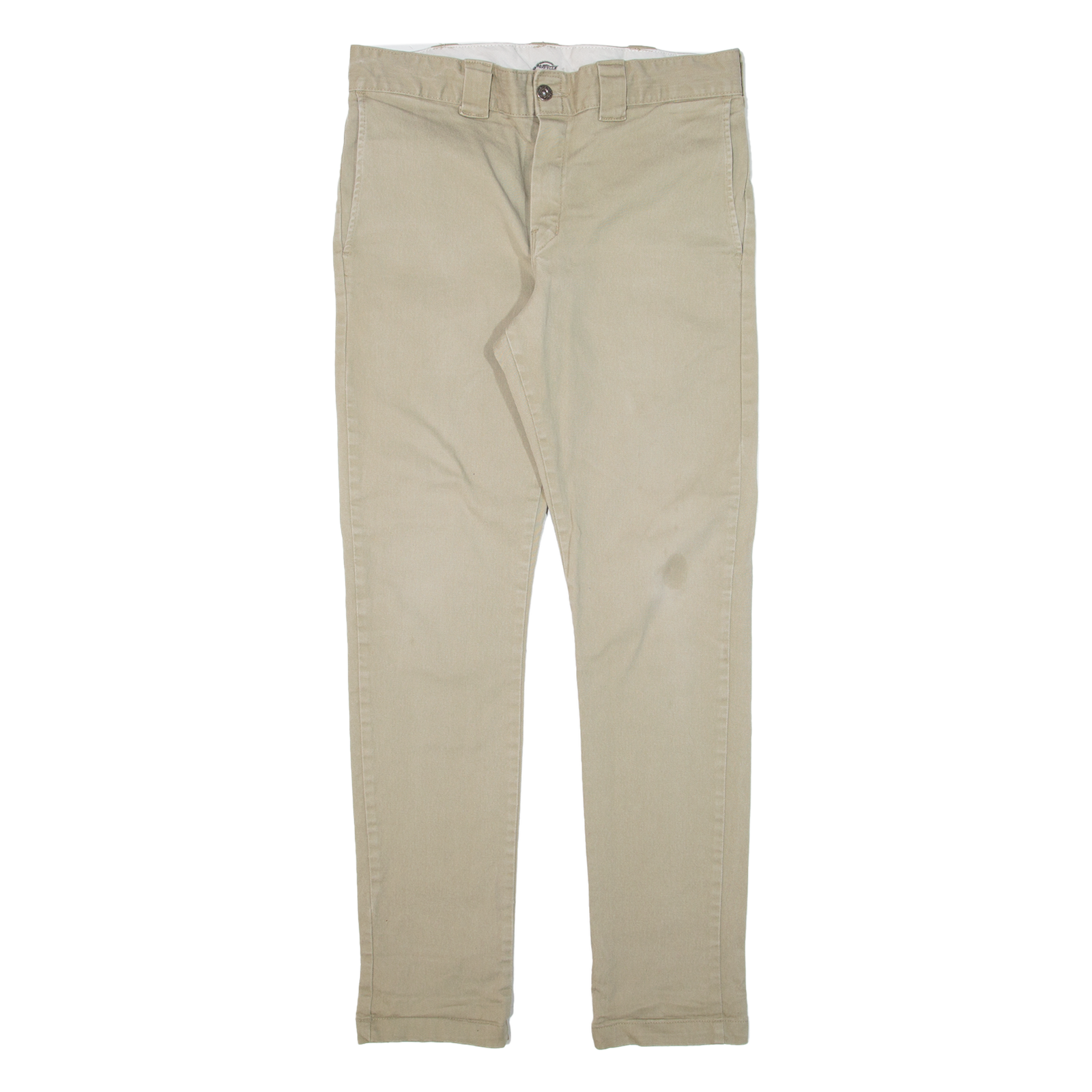 DICKIES Workwear Mens Trousers Beige Slim Skinny W32 L28 Refurbished - N/A refurbished available on Cerqular