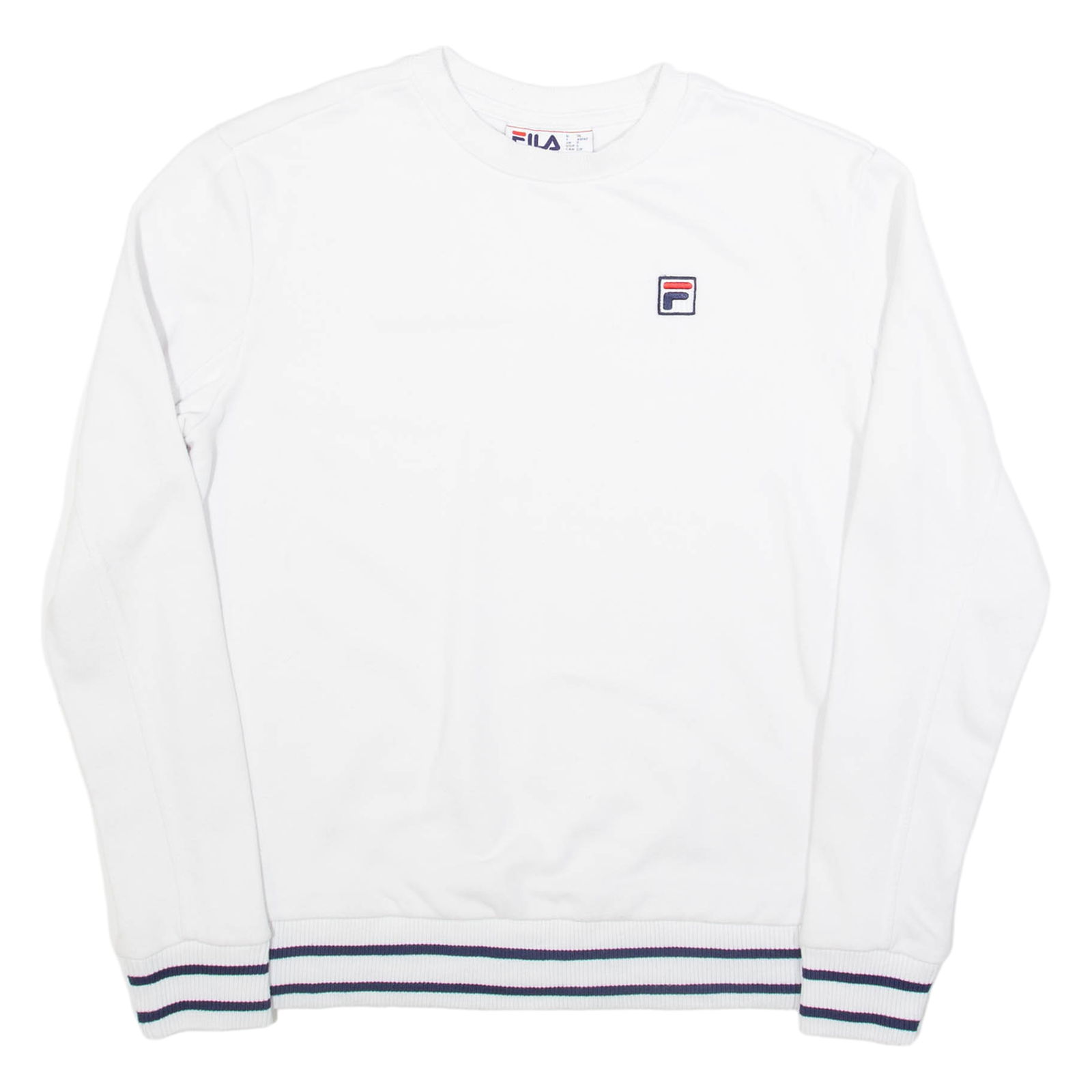 FILA Mens Sweatshirt White S Refurbished - N/A refurbished available on Cerqular