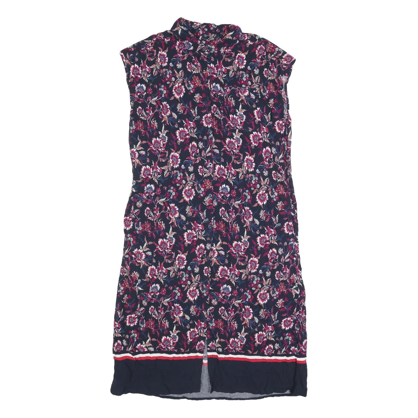 Buy TOMMY HILFIGER Womens Blue Floral Shirt Dress Cotton Blend Sleeveless S Button Refurbished - $54.59 TOMMY HILFIGER Womens Blue Floral Shirt Dress Cotton Blend Sleeveless S Button Refurbished - N/A refurbished available on Cerqular