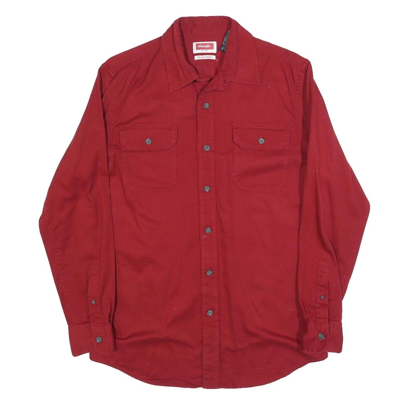 Buy WRANGLER Mens Red Shirt S Western Cotton Blend Long Sleeve Casual Button Refurbished - $33.79 WRANGLER Mens Red Shirt S Western Cotton Blend Long Sleeve Casual Button Refurbished - N/A refurbished available on Cerqular