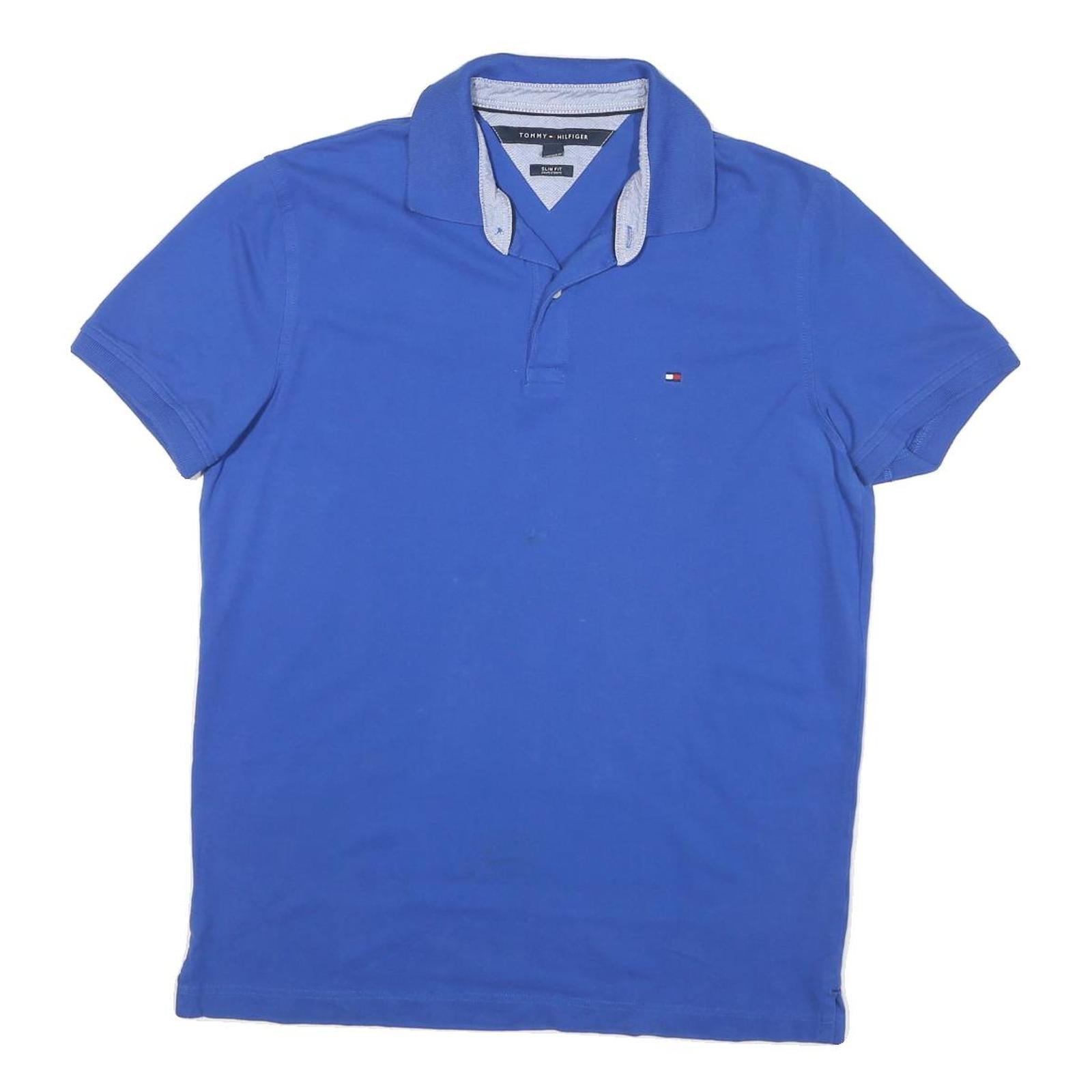Buy TOMMY HILFIGER Mens Blue Short Sleeve Plain Polo Shirt L Cotton Blend Casual Refurbished - $29.89 TOMMY HILFIGER Mens Blue Short Sleeve Plain Polo Shirt L Cotton Blend Casual Refurbished - N/A refurbished available on Cerqular