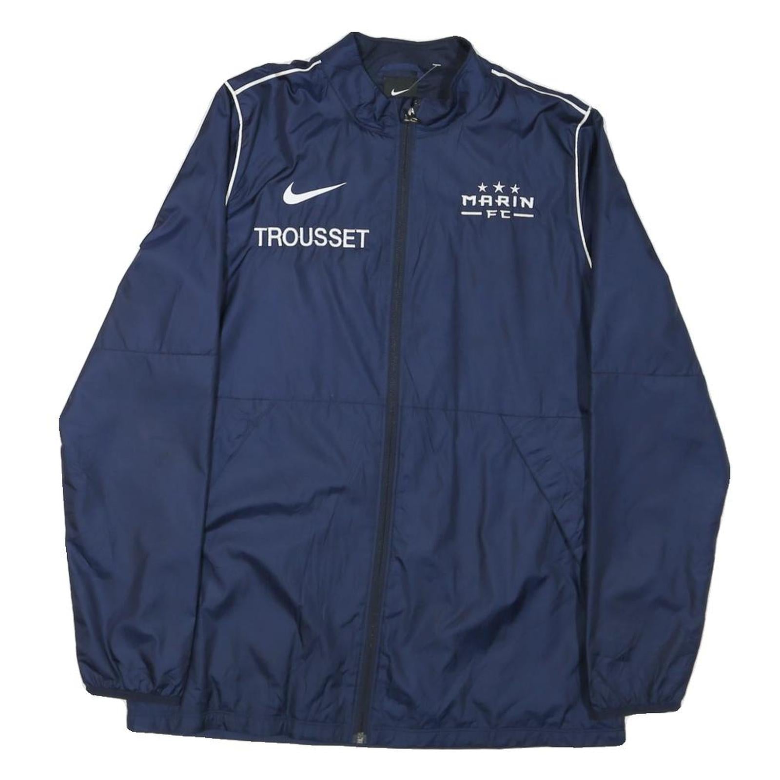 Buy NIKE Womens Navy Blue FC Track Jacket S Nylon Zip Sportswear Athletic Refurbished - $49.39 NIKE Womens Navy Blue FC Track Jacket S Nylon Zip Sportswear Athletic Refurbished - N/A refurbished available on Cerqular