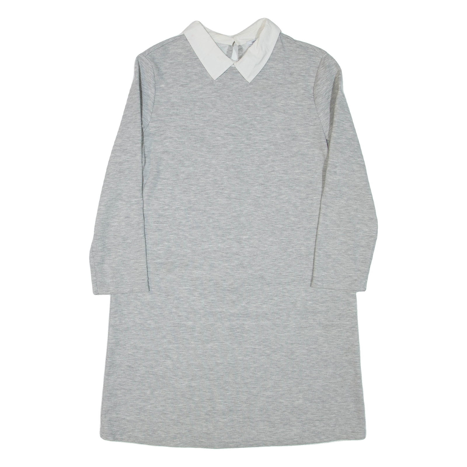 ZARA Womens Day Dress Grey Long Sleeve Short S Refurbished - N/A refurbished available on Cerqular