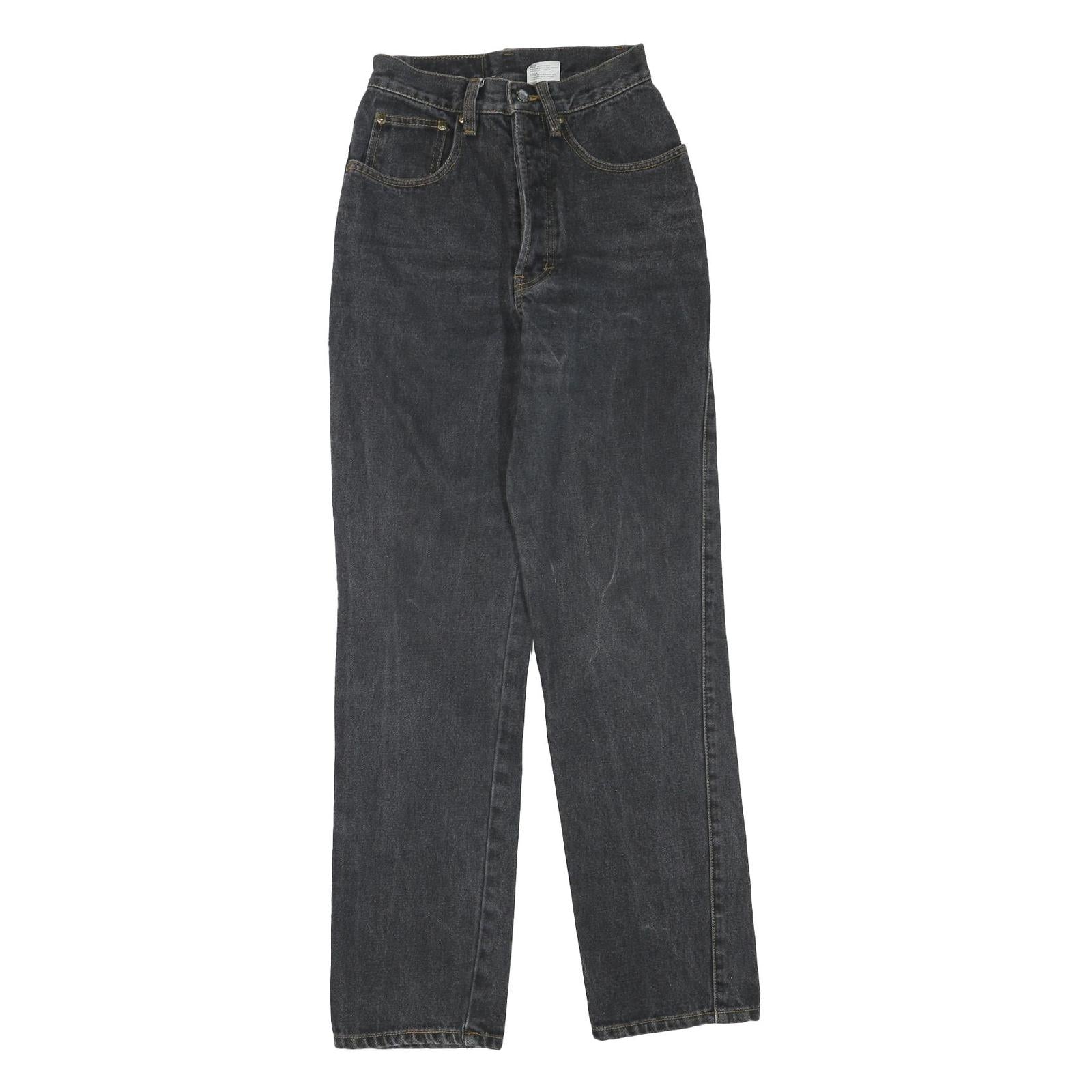 NORWISS BASIC JEANS Womens Jeans Black Regular Straight Denim Medium W22 L30 Refurbished - N/A refurbished available on Cerqular