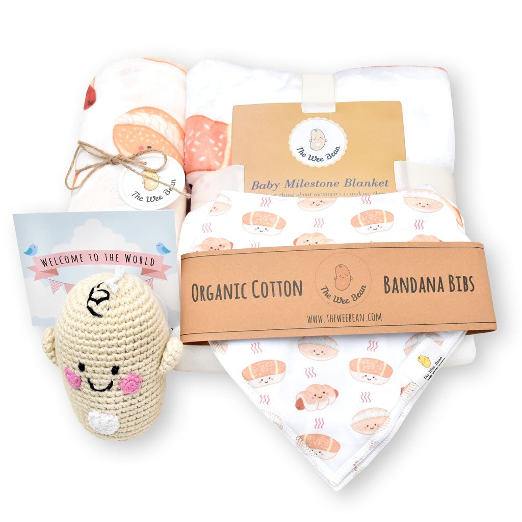 Welcome Home Baby Gift Set - Bakery Buns Collection Refurbished - The Wee Bean refurbished available on Cerqular