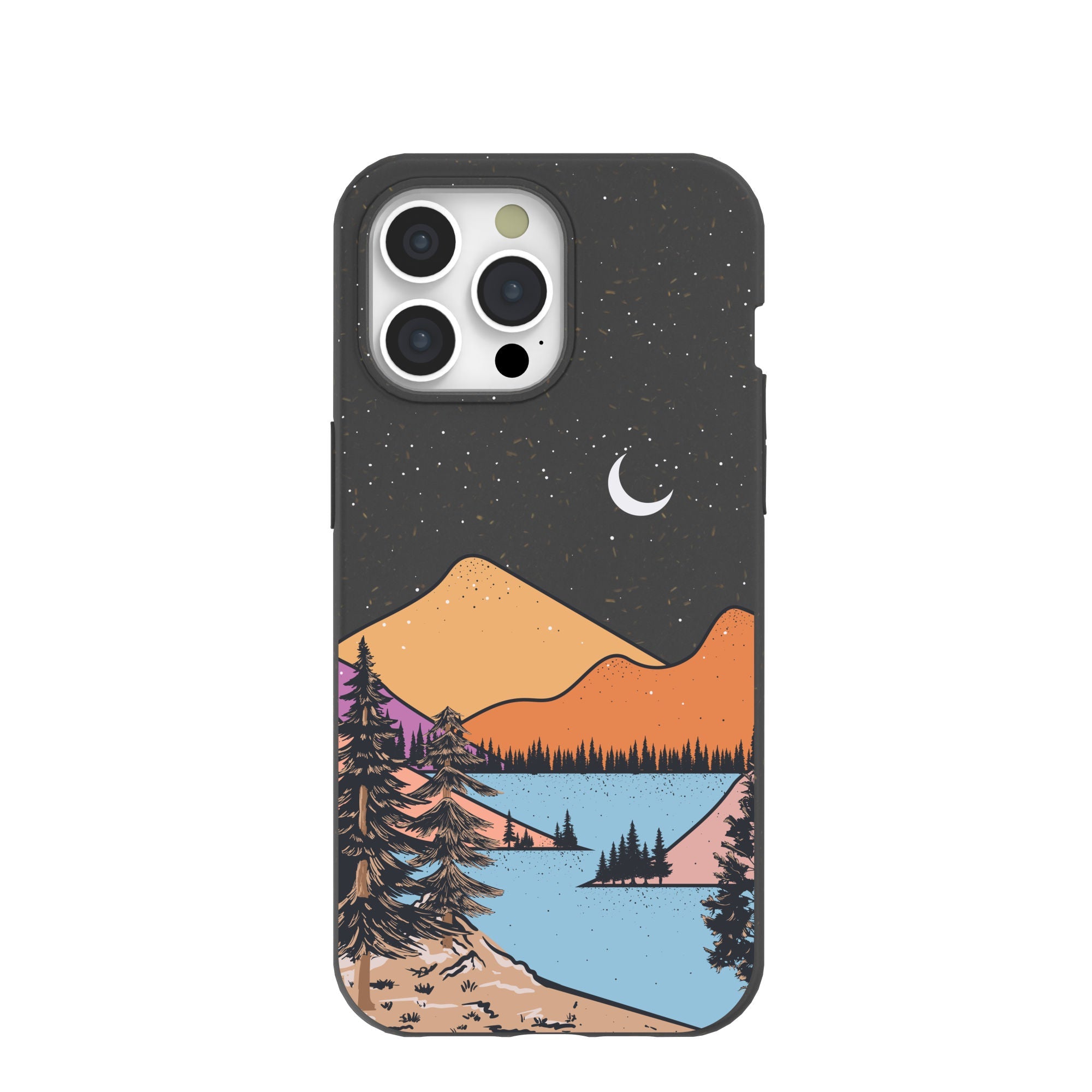 Black Night Trails iPhone 15 Pro Max Case Refurbished - Pela Case refurbished available on Cerqular