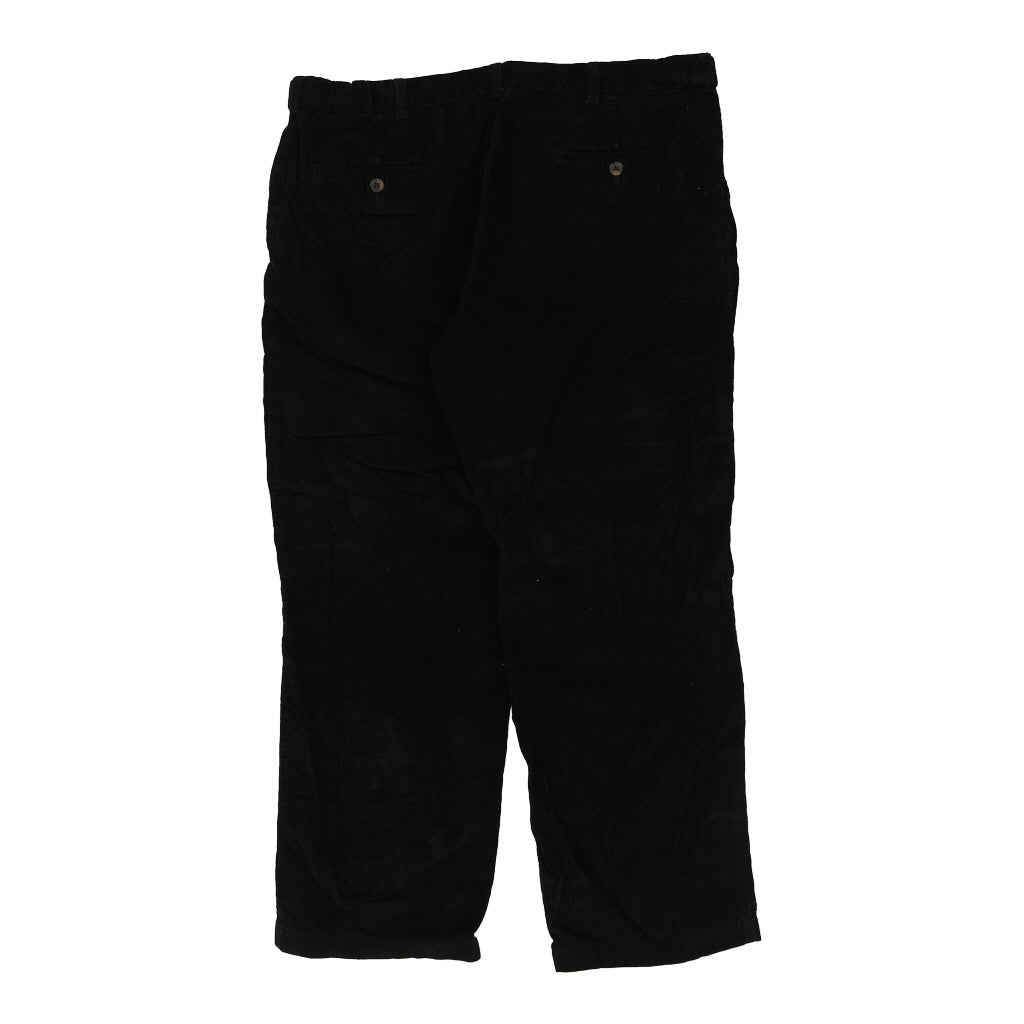 Buy Haggar Cord Trousers - 38W 29L Black Cotton Refurbished - $42.20 Haggar Cord Trousers - 38W 29L Black Cotton Refurbished - Thrifted (note: this is a term often used to describe second- refurbished available on Cerqular