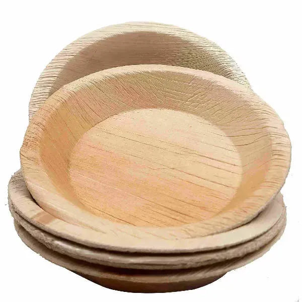 Dtocs Palm Leaf Plates 6 Inch Round Shallow (Pack 50) | Bamboo Plate Like Compostable Disposable Wedding Plates For Serving Fruits, Cake, Dessert Refurbished - N/A (Note: There is no well-known brand with the initial refurbished available on Cerqular