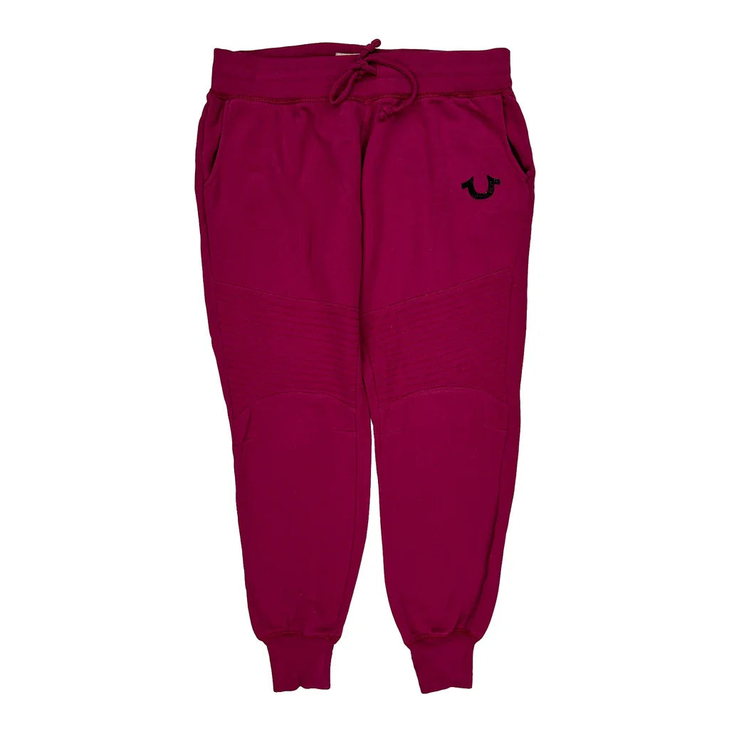 True Religion Joggers - XL Pink Cotton Blend Refurbished - Thrifted (note: this is a term often used to describe second- refurbished available on Cerqular