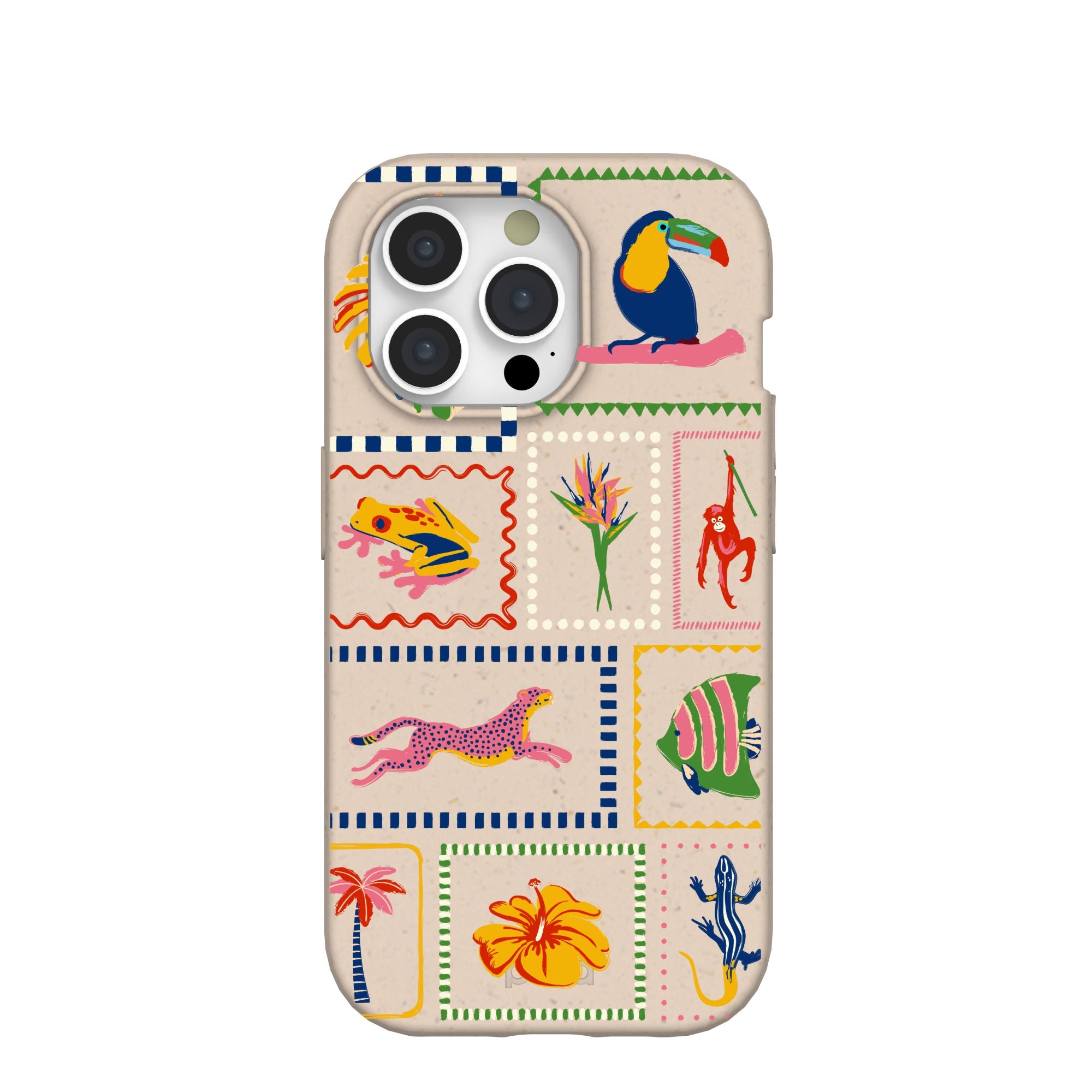 Seashell Tropical Paradise iPhone 15 Pro Case Refurbished - Pela Case refurbished available on Cerqular