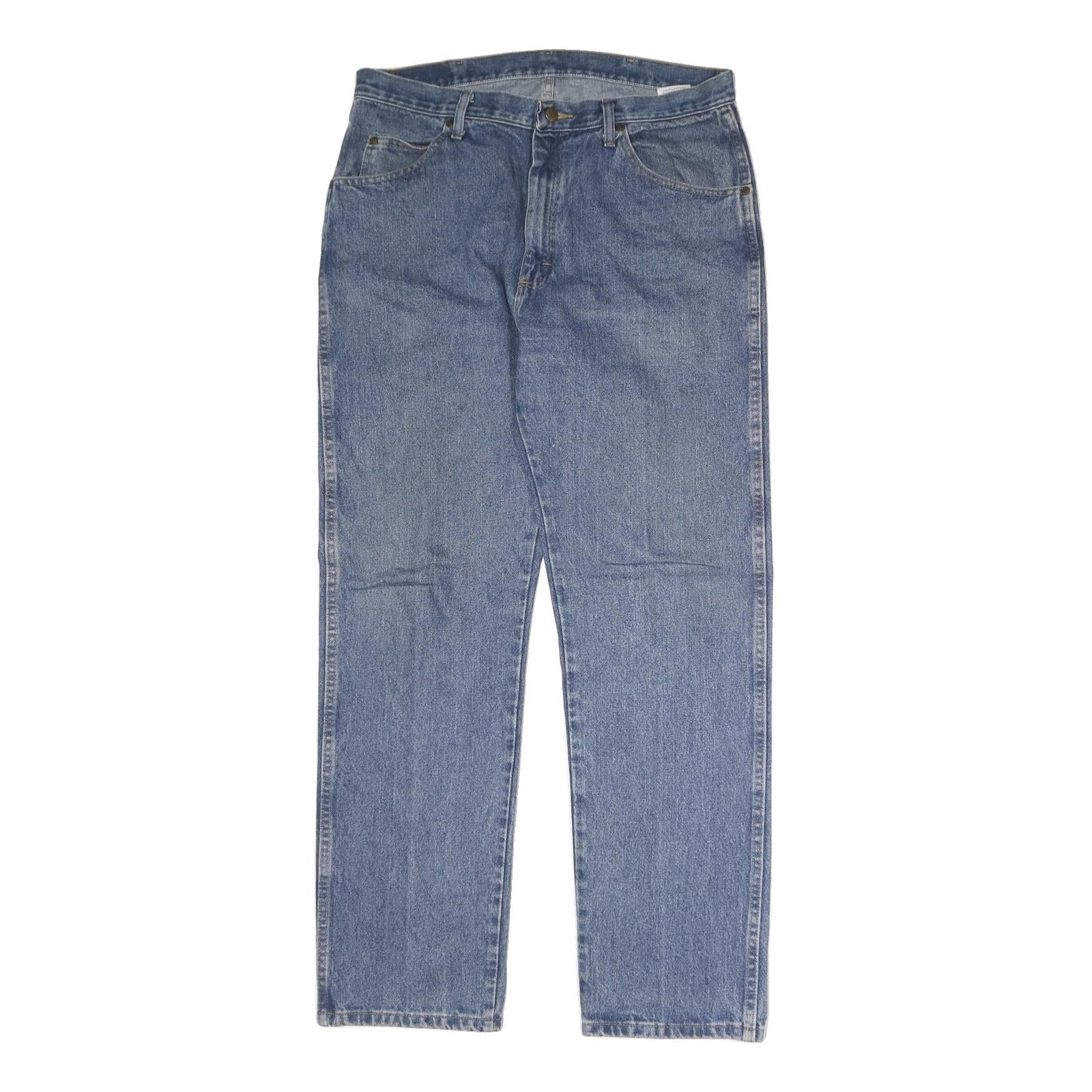 Buy WRANGLER Mens Regular Fit Blue Denim Straight Jeans W36 L32 Classic Cotton Zip Refurbished - $29.89 WRANGLER Mens Regular Fit Blue Denim Straight Jeans W36 L32 Classic Cotton Zip Refurbished - N/A refurbished available on Cerqular