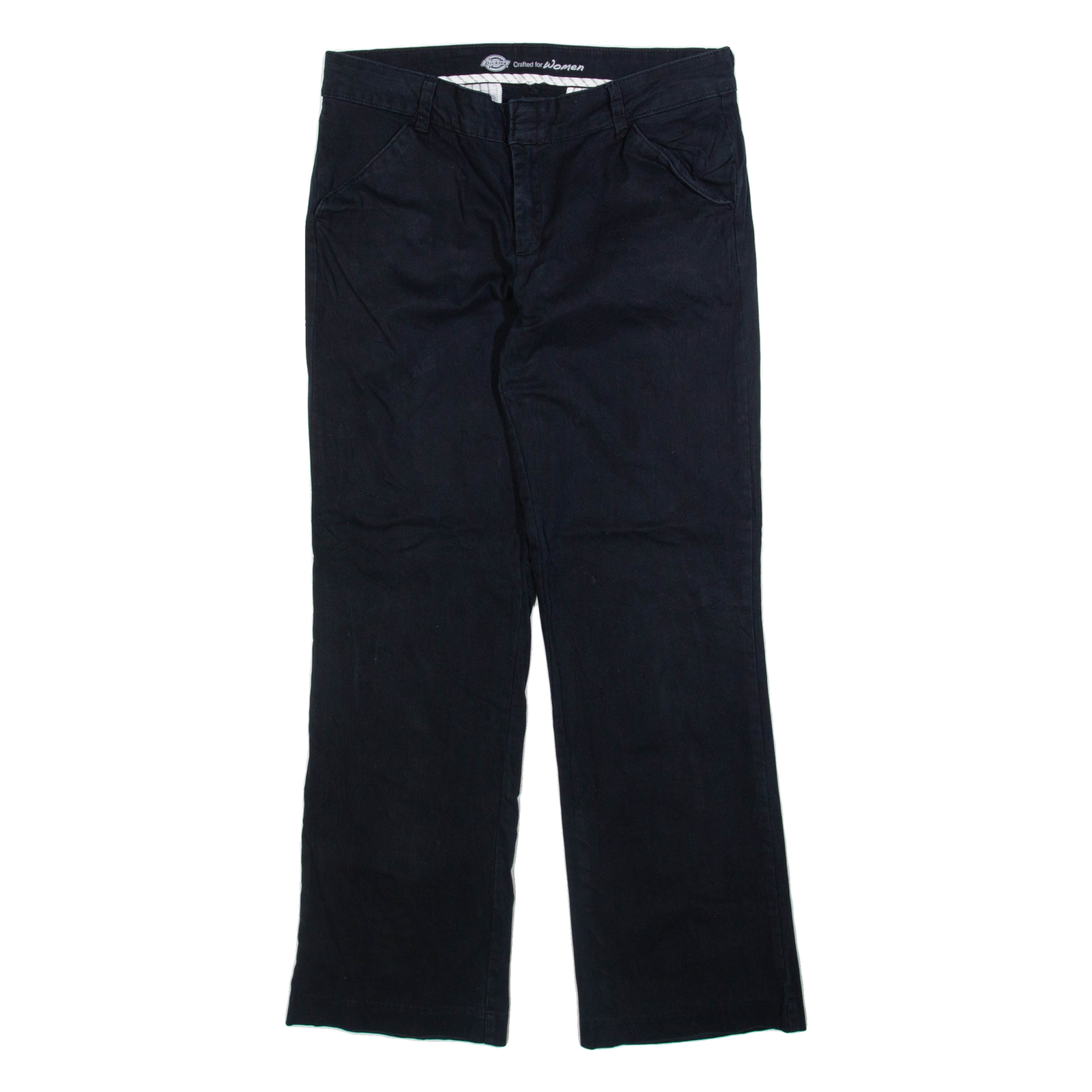 DICKIES Womens Trousers Black Relaxed Straight W31 L29 Refurbished - N/A refurbished available on Cerqular