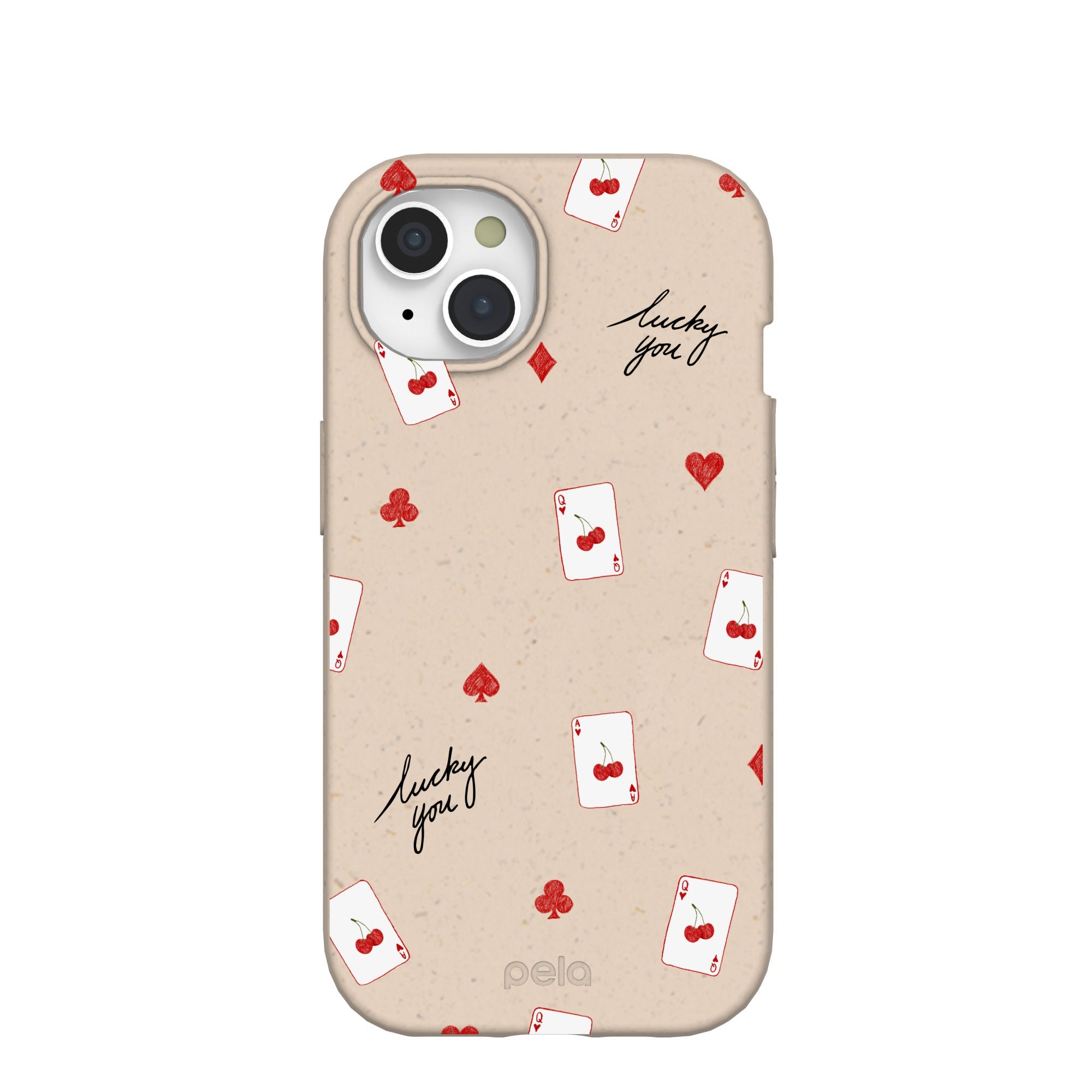 Seashell Lucky You iPhone 15 Case Refurbished - Pela Case refurbished available on Cerqular