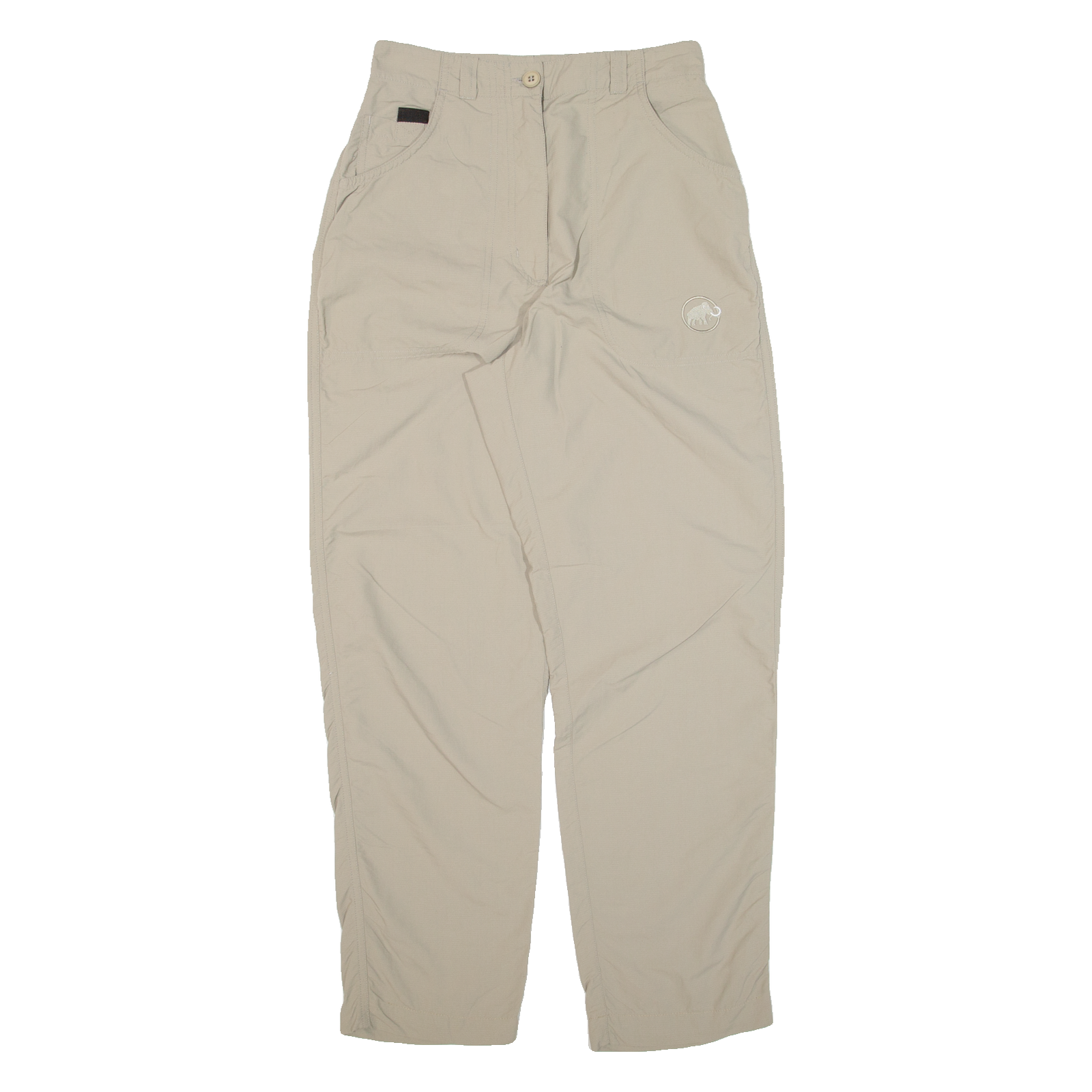 MAMMUT Womens Trousers Beige Relaxed Tapered W25 L27 Refurbished - N/A refurbished available on Cerqular