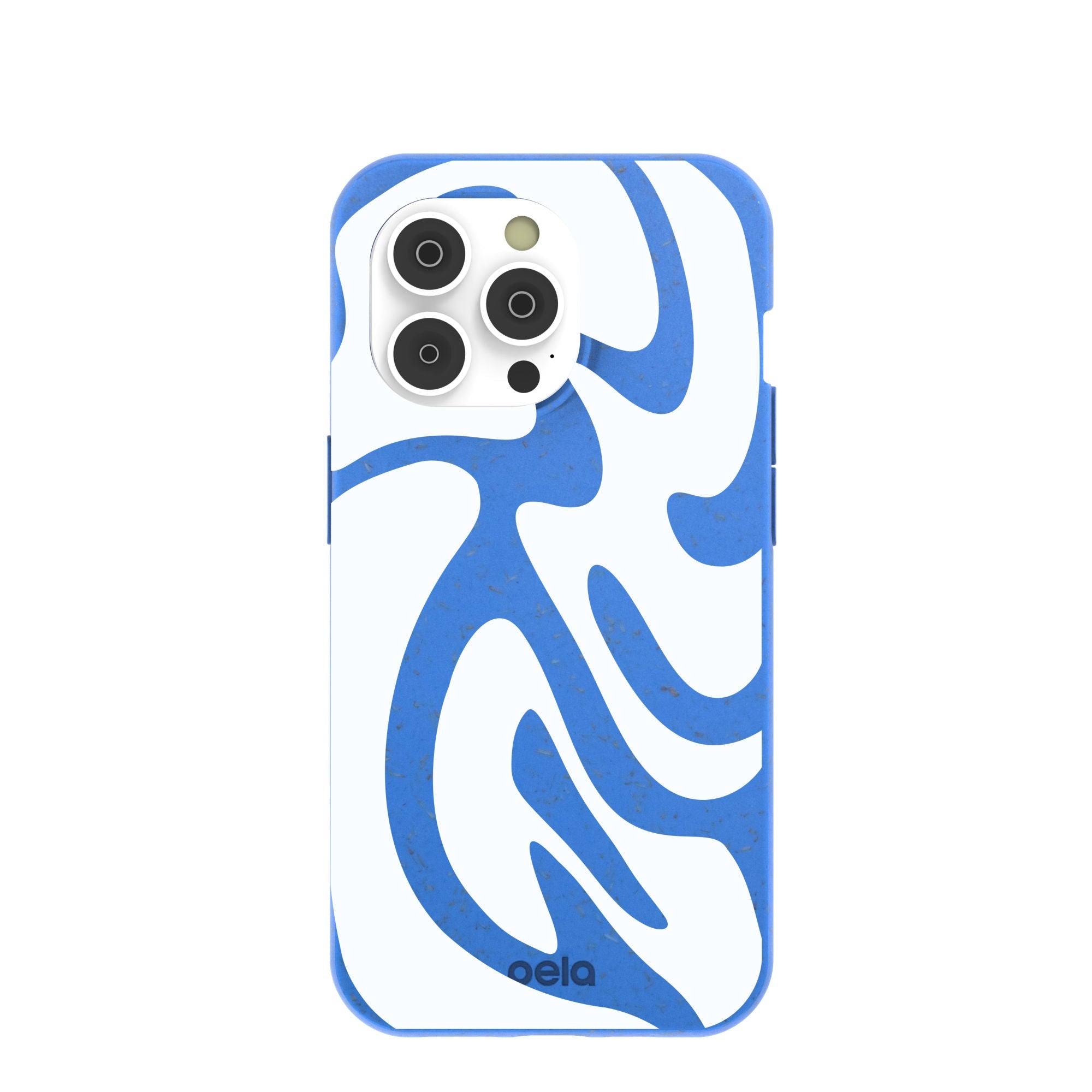 Electric Blue Blue Crush iPhone 14 Pro Case Refurbished - Pela Case refurbished available on Cerqular