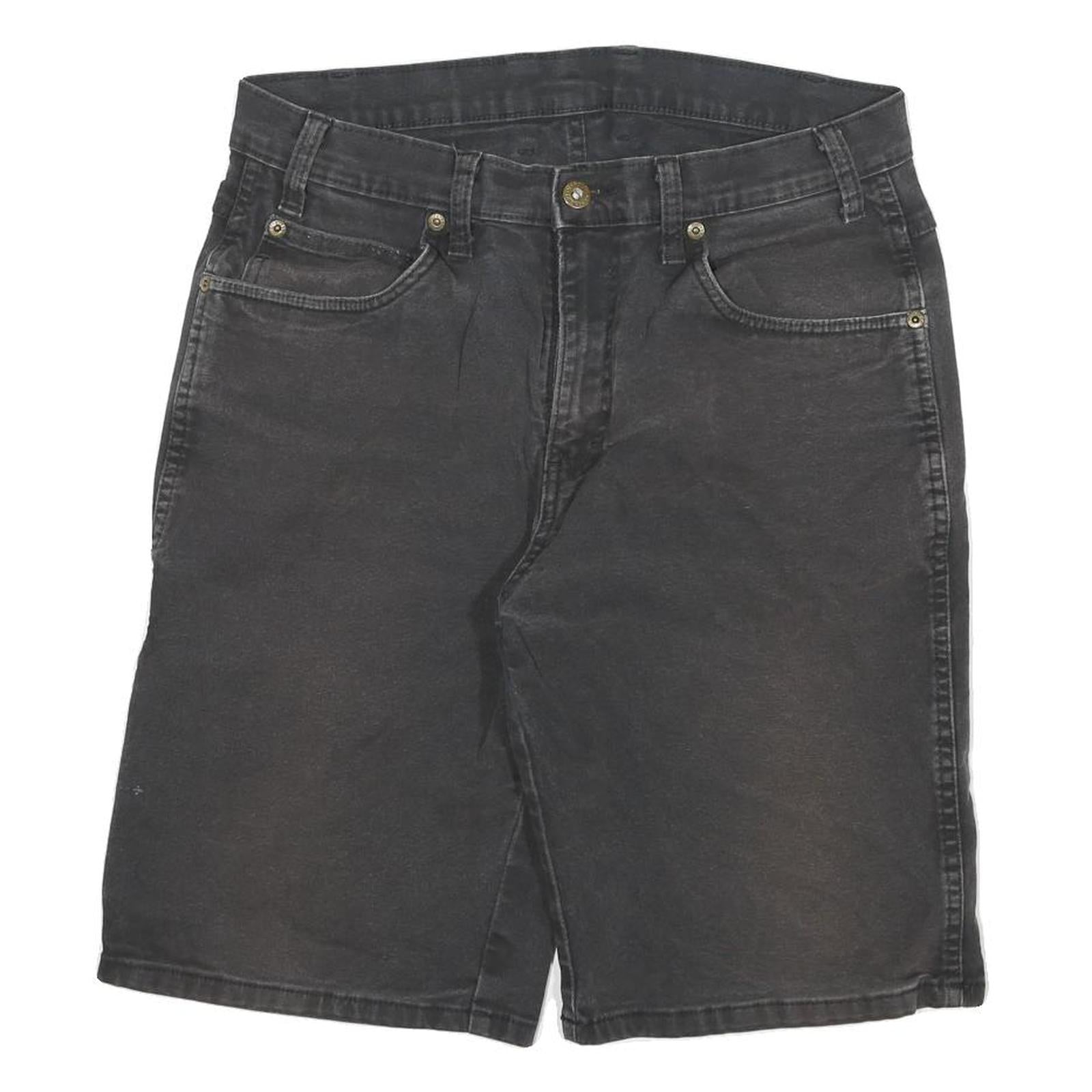 DICKIES Mens Shorts Black Casual L W30 Cotton Blend Workwear Pockets Refurbished - N/A refurbished available on Cerqular
