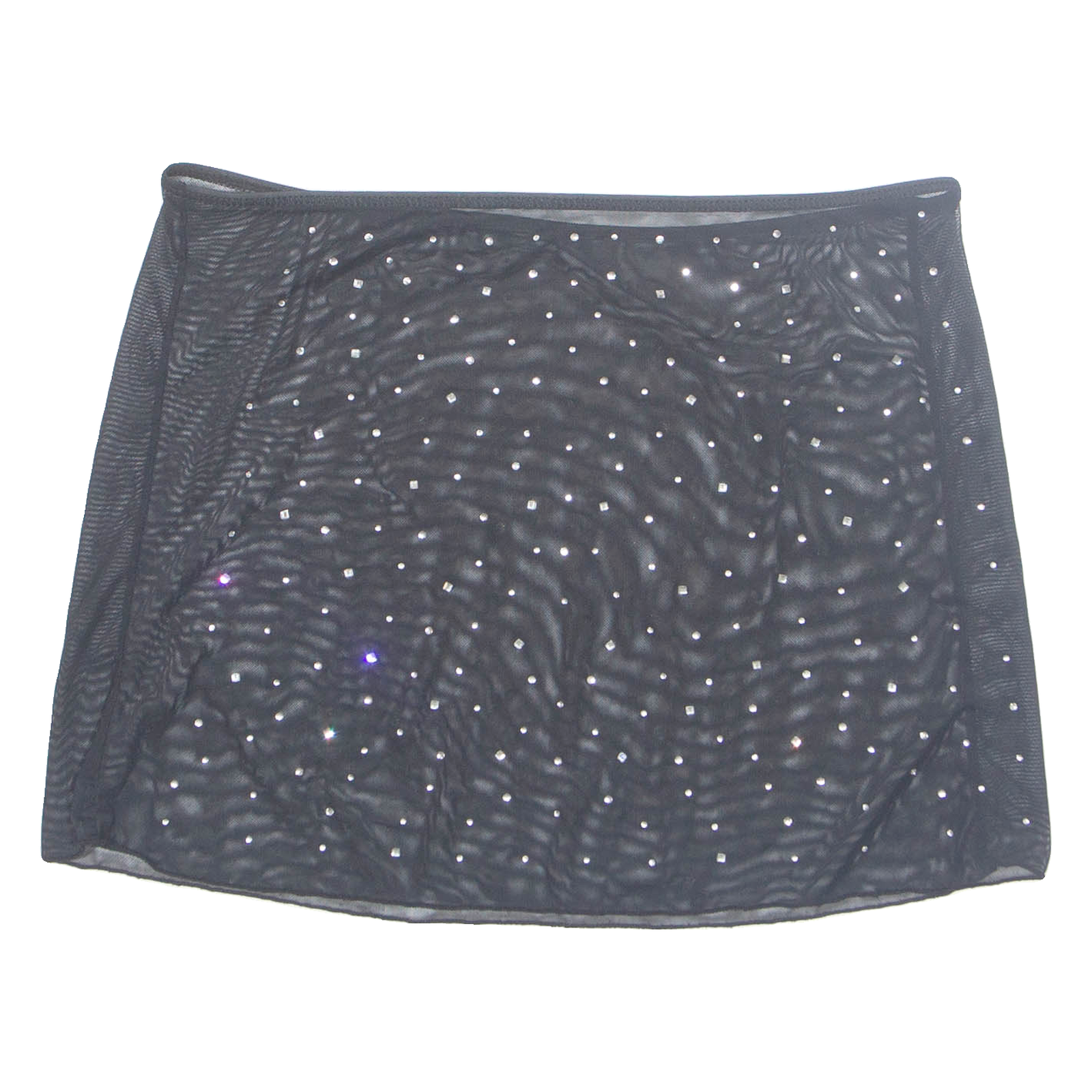 Sheer Stretch Dimonte Womens Mini Skirt Black Short M Refurbished - N/A refurbished available on Cerqular