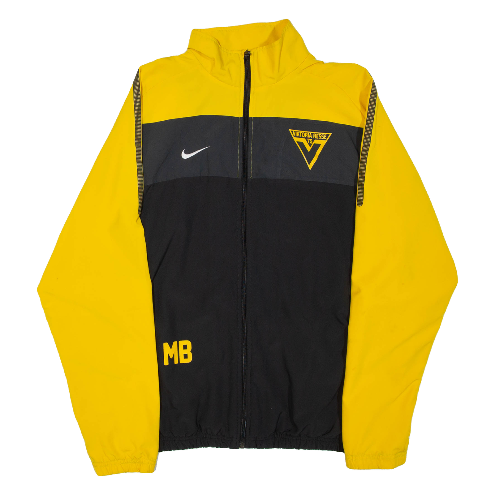 ADIDAS Viktoria Resse Mens Track Jacket Yellow Colourblock L Refurbished - N/A refurbished available on Cerqular