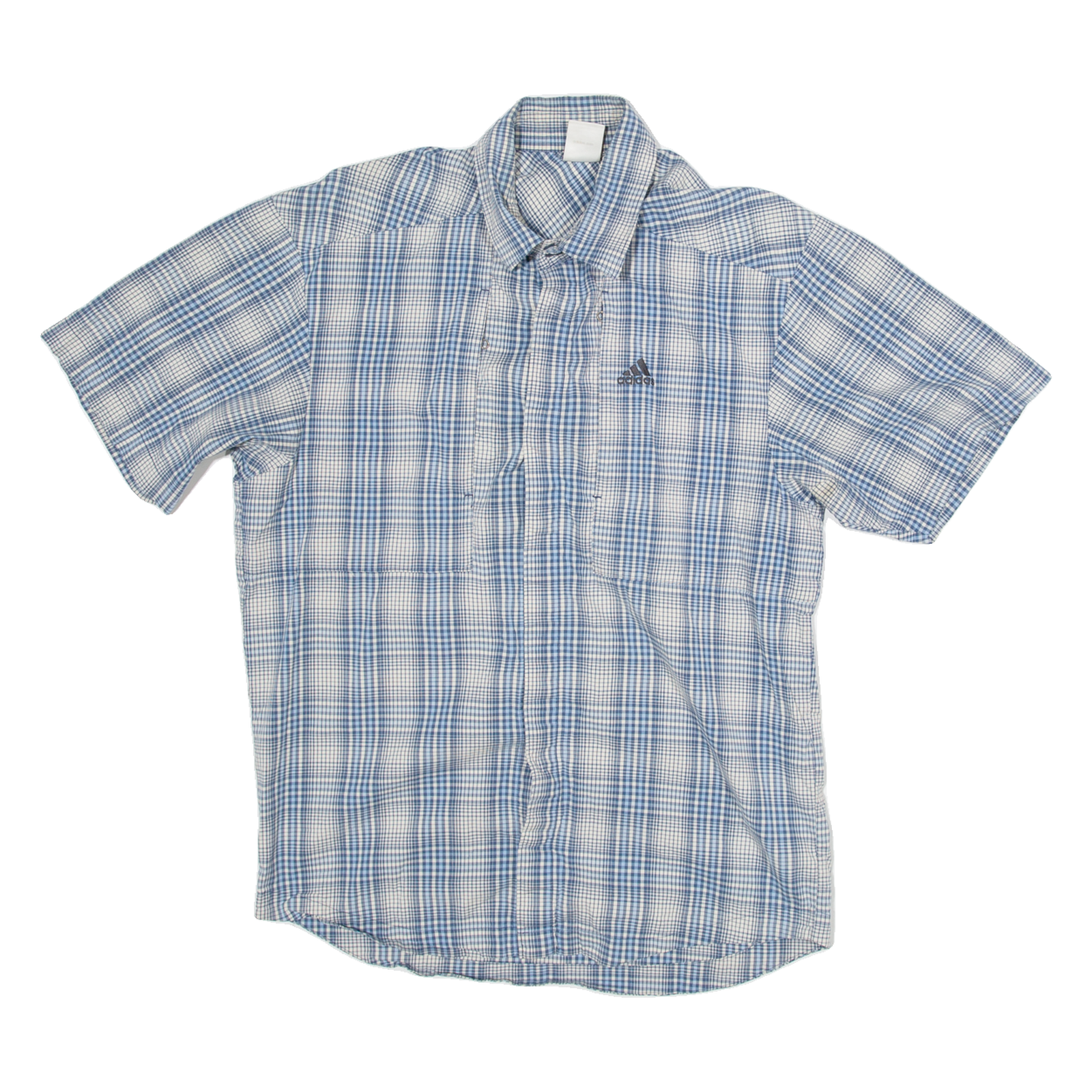 ADIDAS Mens Shirt Blue Check S Refurbished - N/A refurbished available on Cerqular