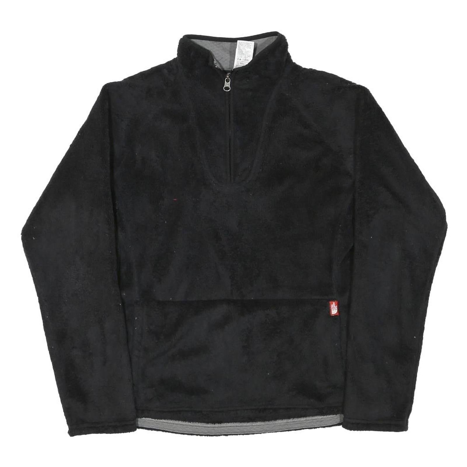 THE NORTH FACE Womens Black Plain Pullover Fleece Crew Neck Jumper L Outdoor Refurbished - N/A refurbished available on Cerqular
