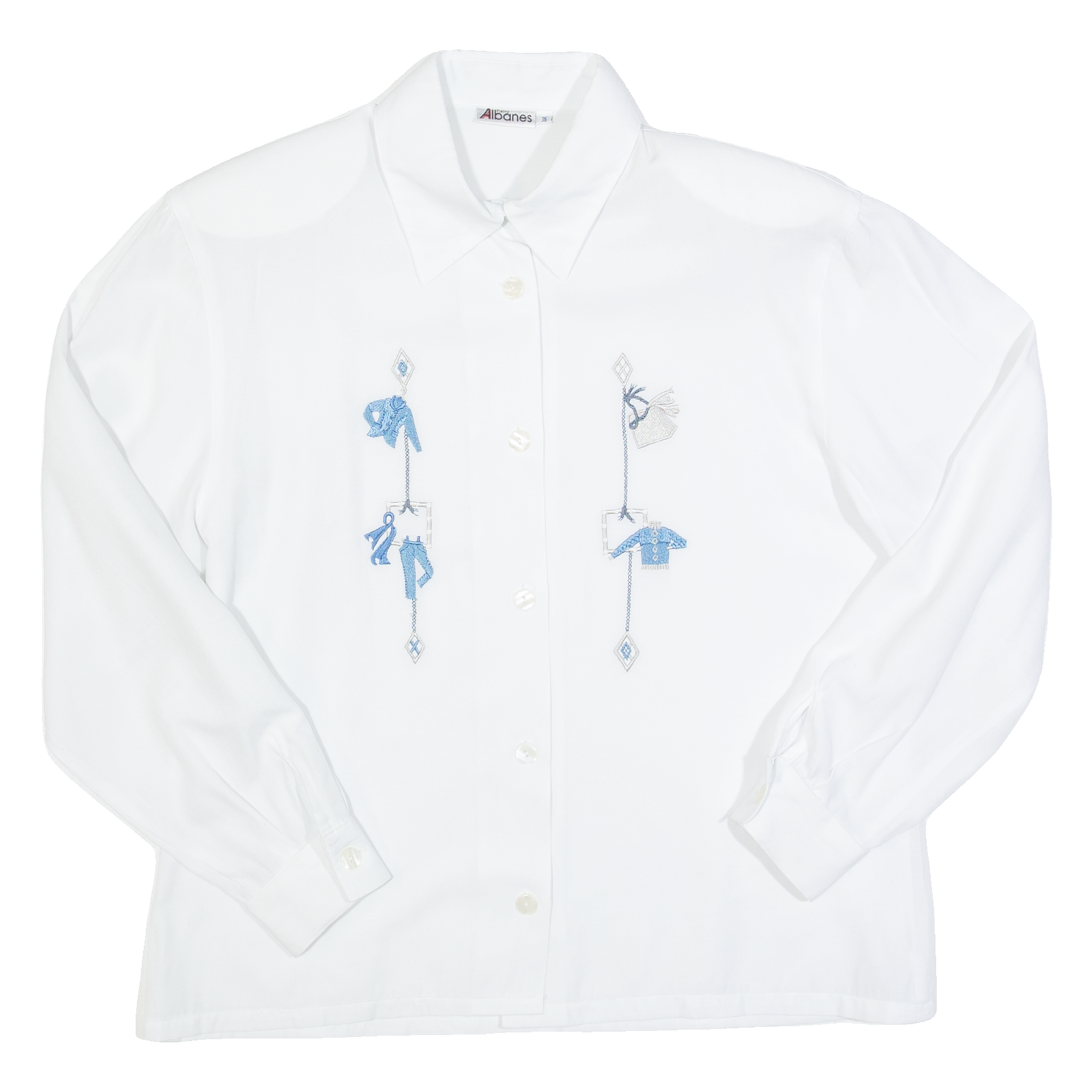 Buy ALBANES Womens Shirt White Collared Long Sleeve S Refurbished - $16.89 ALBANES Womens Shirt White Collared Long Sleeve S Refurbished - N/A refurbished available on Cerqular