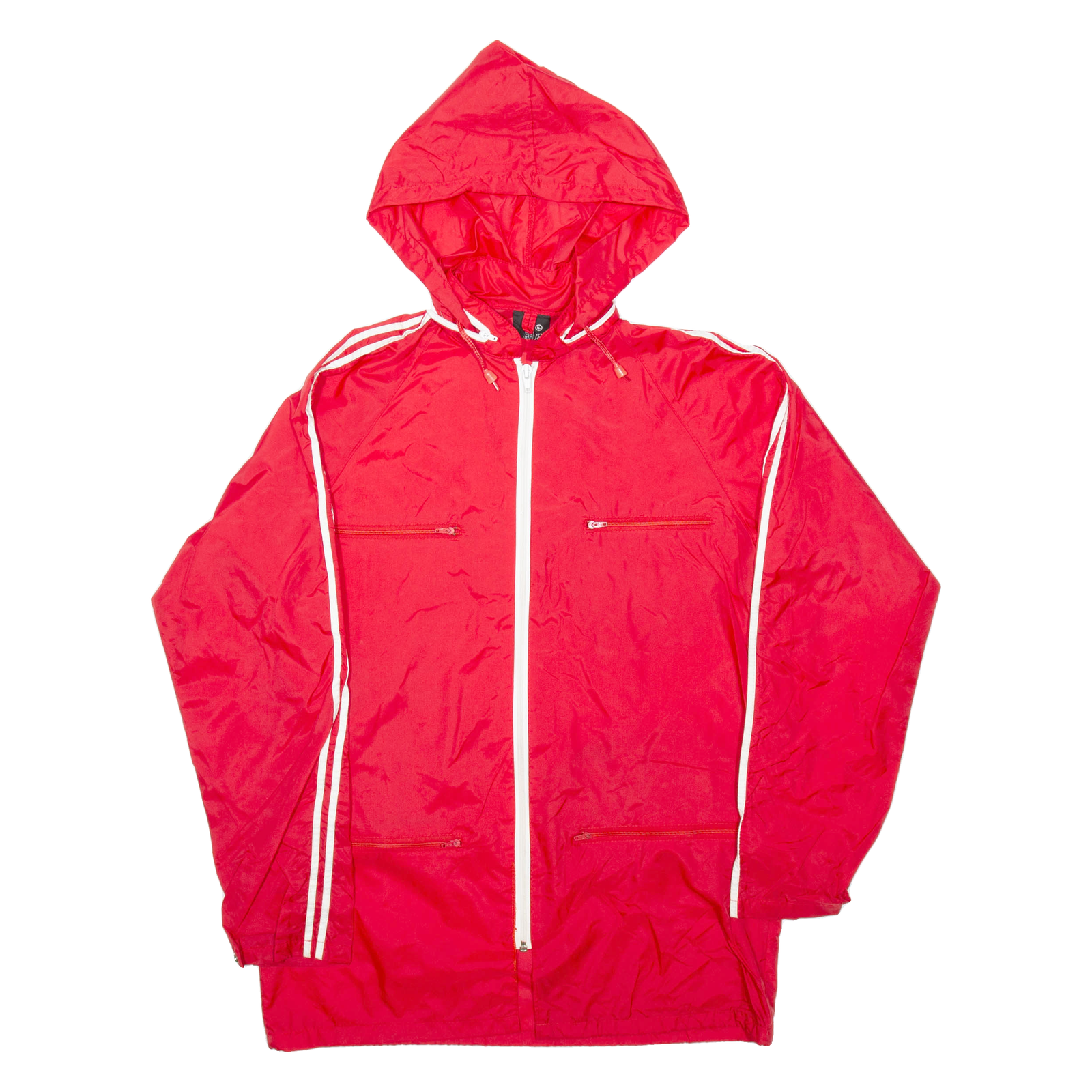 Mens Jacket Red Hooded M Refurbished - N/A refurbished available on Cerqular