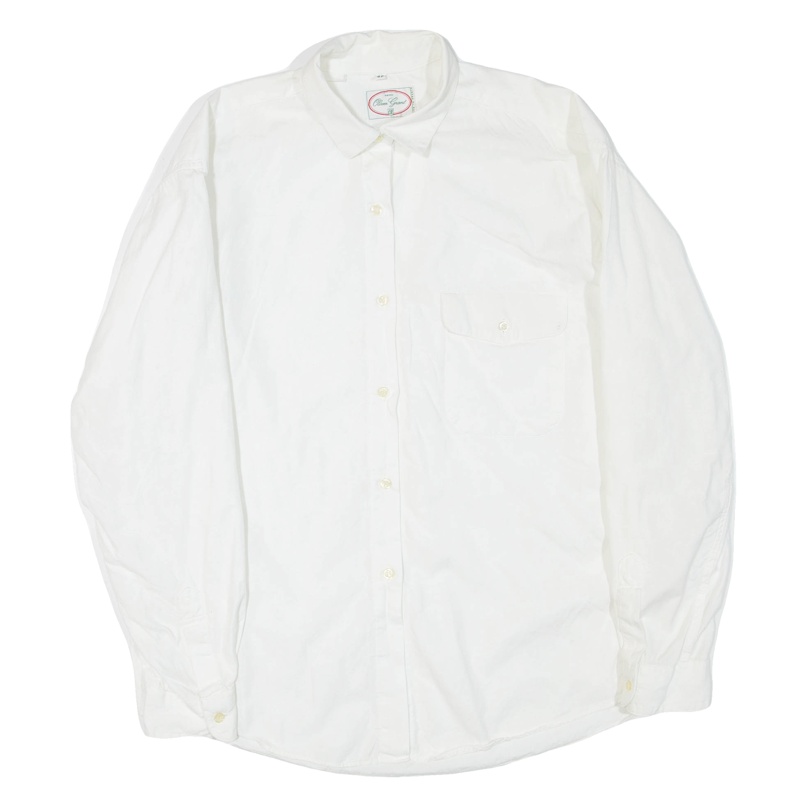 OLIVER GRANT Womens Shirt White Collared Long Sleeve M Refurbished - N/A refurbished available on Cerqular
