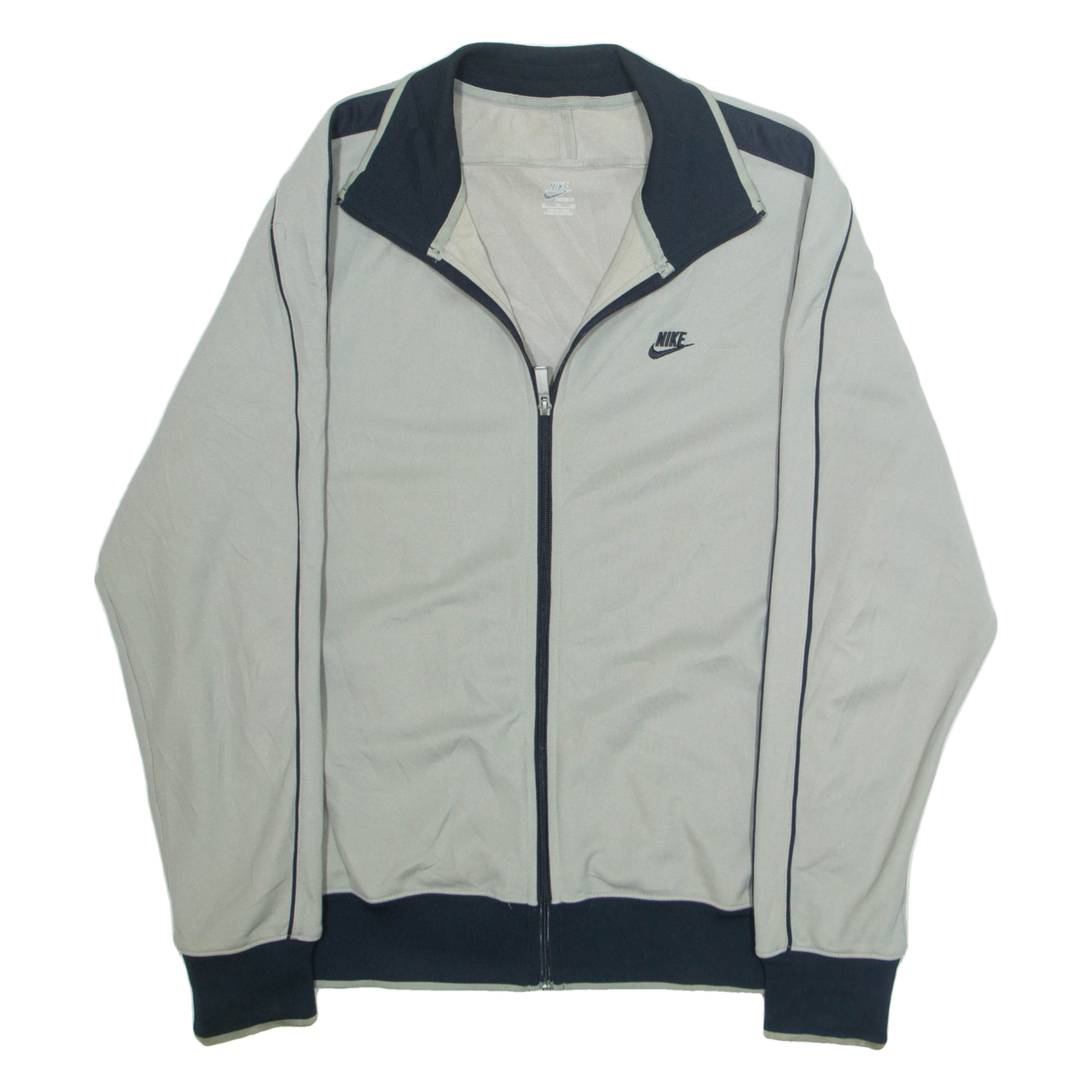 NIKE Mens Track Jacket Grey XL Refurbished - N/A refurbished available on Cerqular