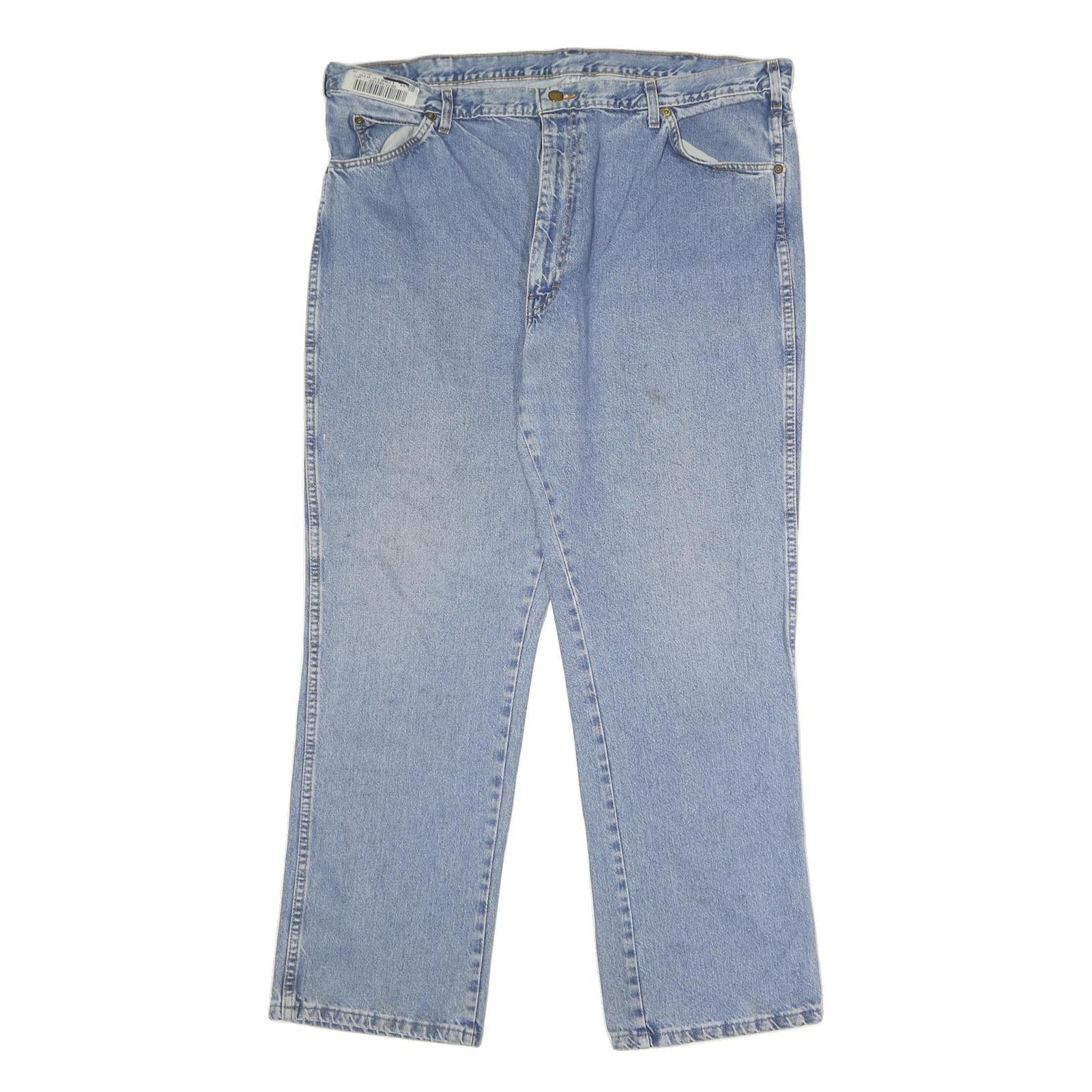 DICKIES Mens Blue Regular Fit Straight Leg Denim Jeans Cotton W42 L30 Workwear Refurbished - N/A refurbished available on Cerqular