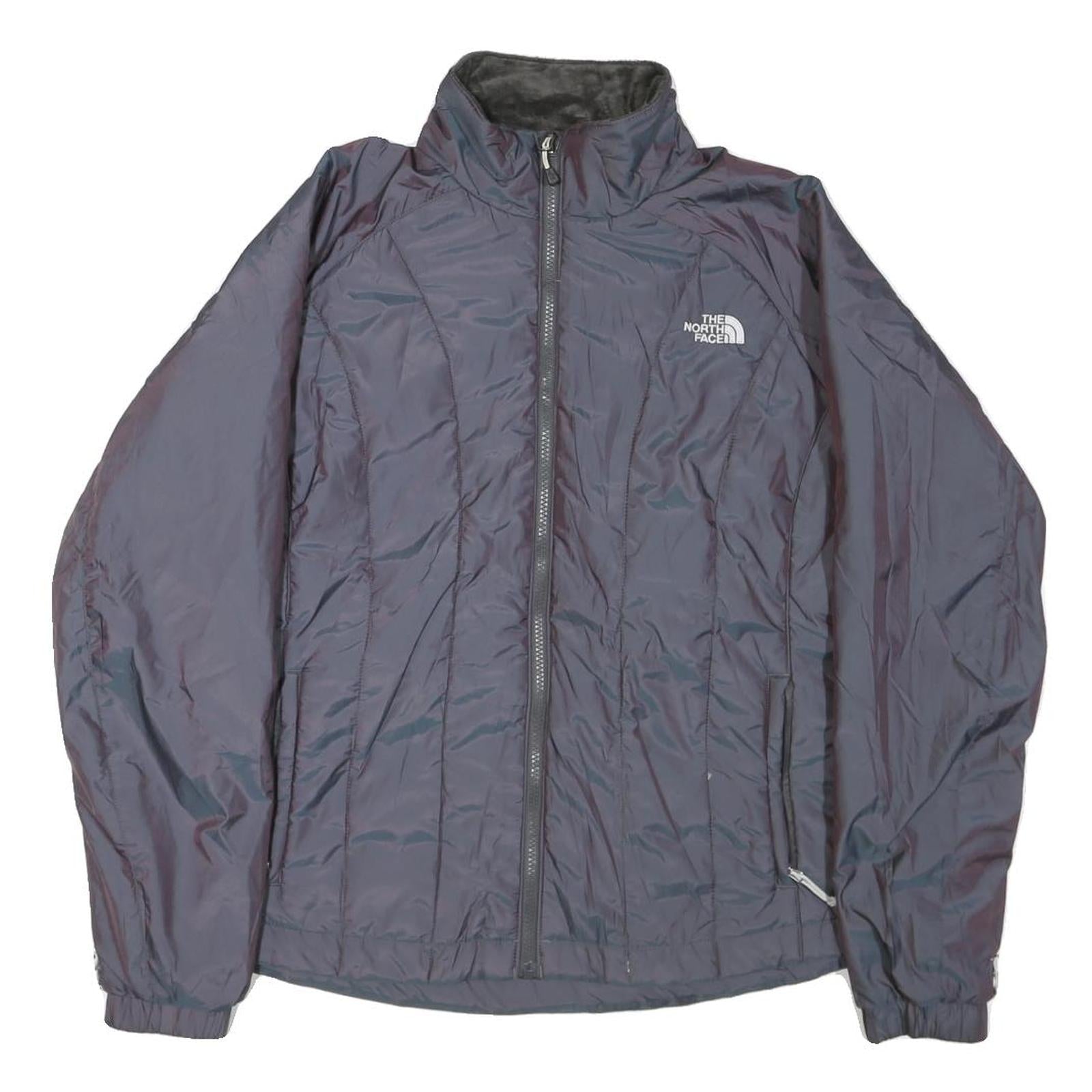 THE NORTH FACE Womens Grey Lightweight Jacket L Polyester Blend Zip Plain Refurbished - N/A refurbished available on Cerqular