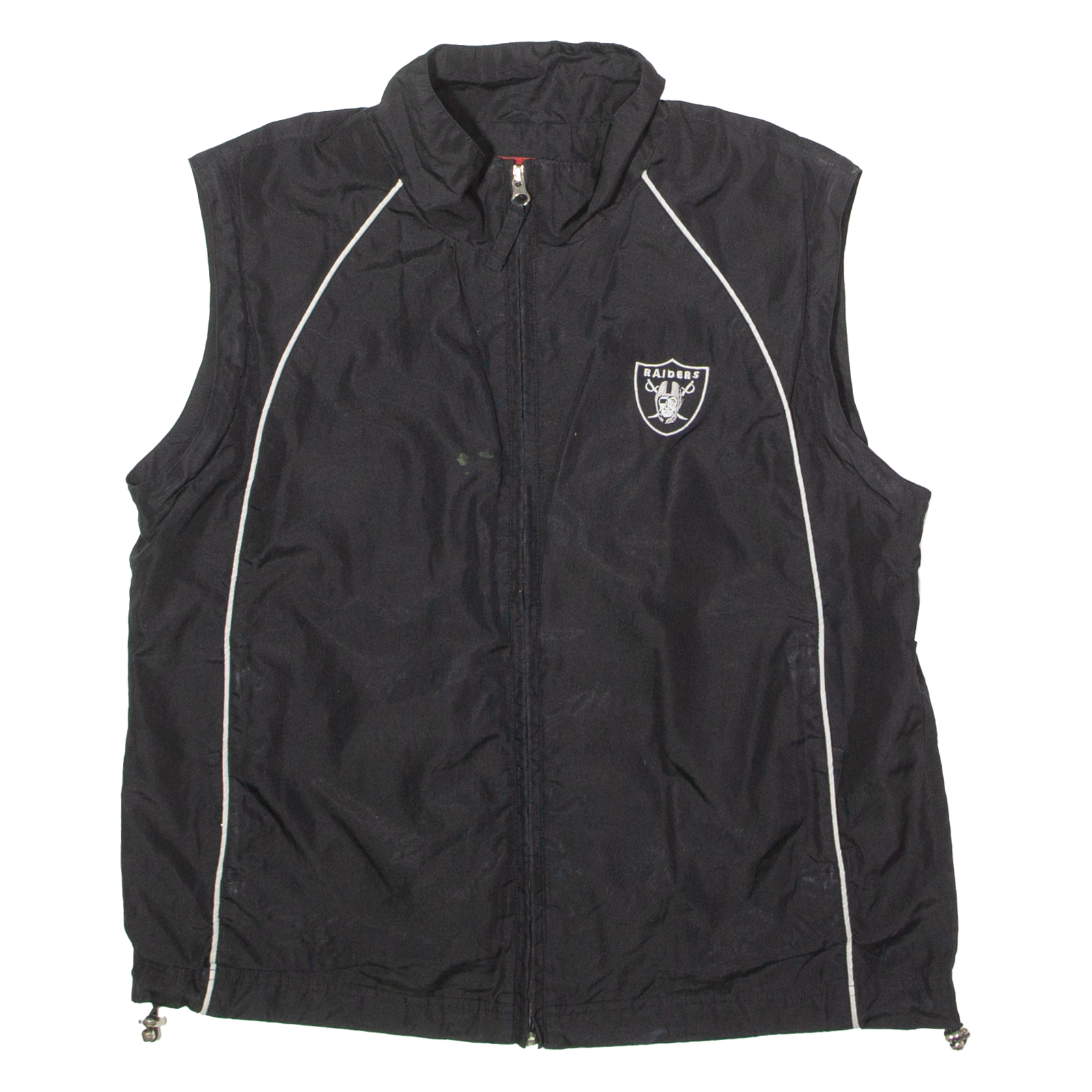 NFL Oakland Raiders Womens Windbreaker Gilet Black USA M Refurbished - N/A refurbished available on Cerqular