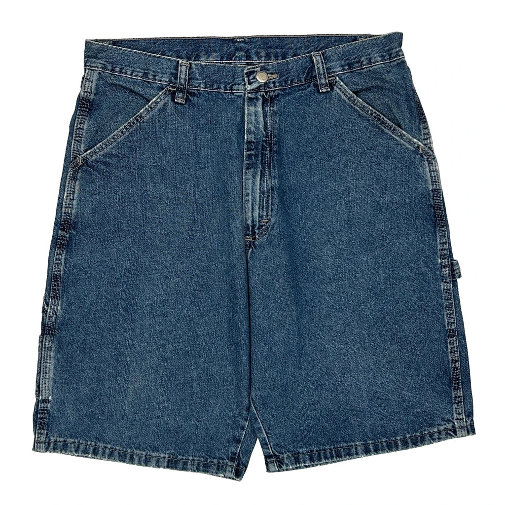 Buy Wrangler Denim Shorts - 32W 10L Blue Denim Refurbished - $22.77 Wrangler Denim Shorts - 32W 10L Blue Denim Refurbished - Thrifted (note: this is a term often used to describe second- refurbished available on Cerqular