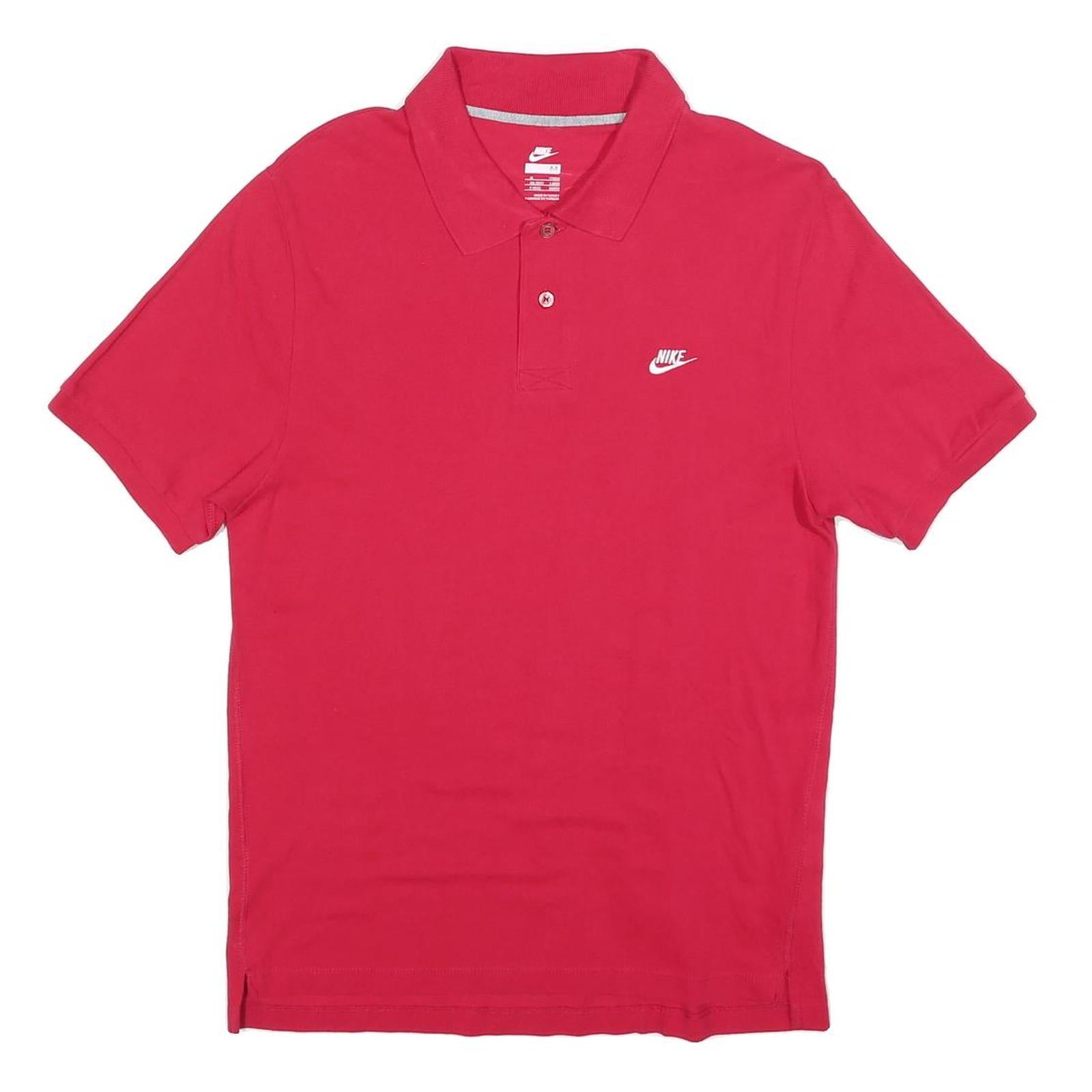 NIKE Mens Red Polo Shirt Wimbledon 2008 Short Sleeve Cotton Blend M Casual Refurbished - N/A refurbished available on Cerqular