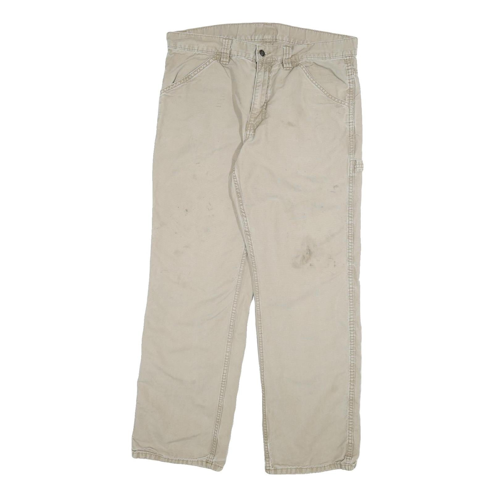 Buy DICKIES Mens Cotton Blend Beige Regular Fit Straight Leg Trousers W34 L29 Refurbished - $40.29 DICKIES Mens Cotton Blend Beige Regular Fit Straight Leg Trousers W34 L29 Refurbished - N/A refurbished available on Cerqular
