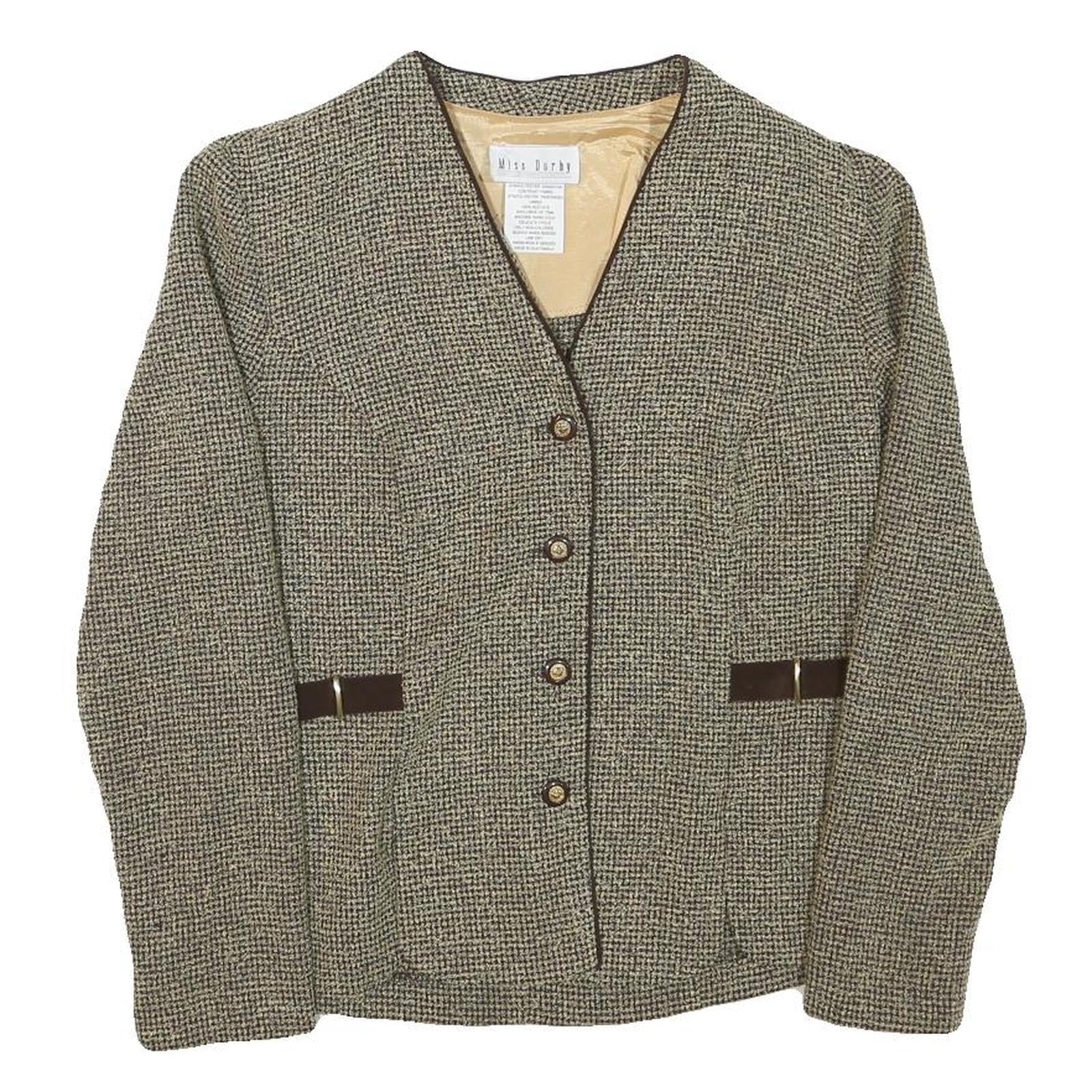 Buy MISS DORHY Womens Brown & Cream Textured Jacket S Polyester Blend Button Closure Refurbished - $48.09 MISS DORHY Womens Brown & Cream Textured Jacket S Polyester Blend Button Closure Refurbished - N/A refurbished available on Cerqular