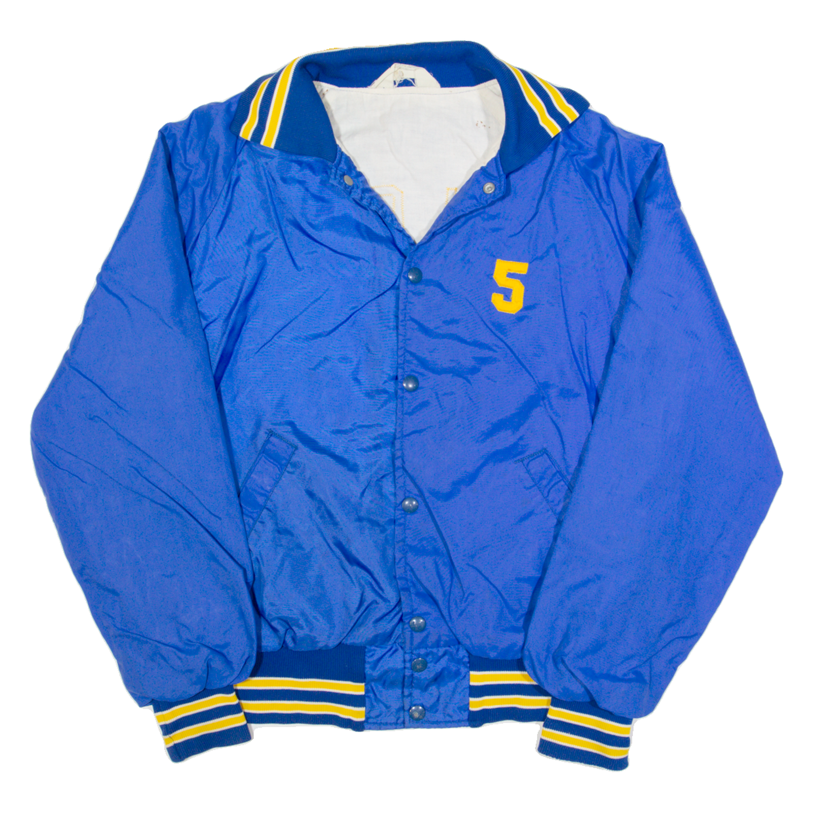 GEM SPORTSWEAR Oblong Sportswear Mens Varsity Jacket Blue 90s M Refurbished - N/A refurbished available on Cerqular