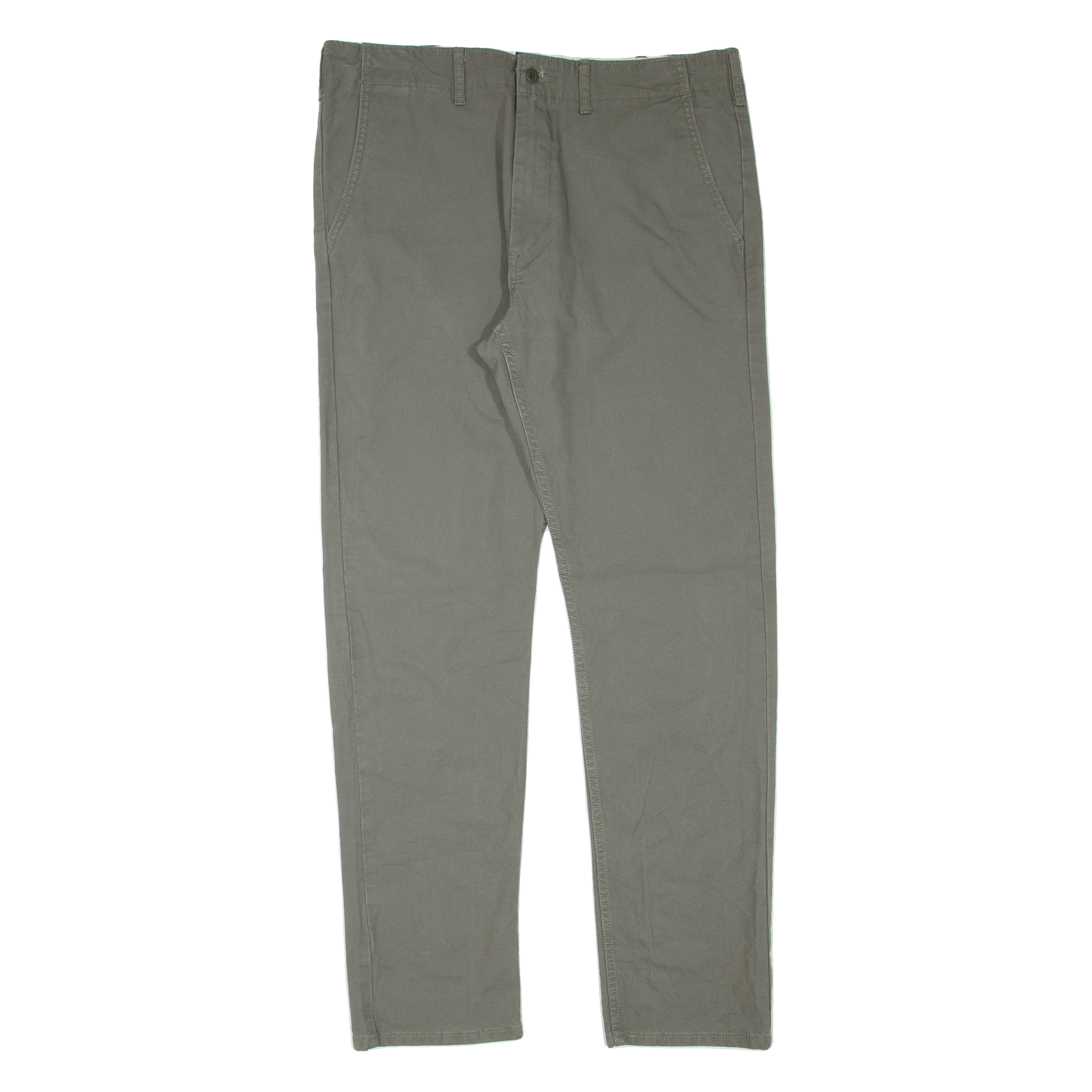 LEVI'S Mens Trousers Grey Regular Tapered W33 L32 Refurbished - N/A refurbished available on Cerqular