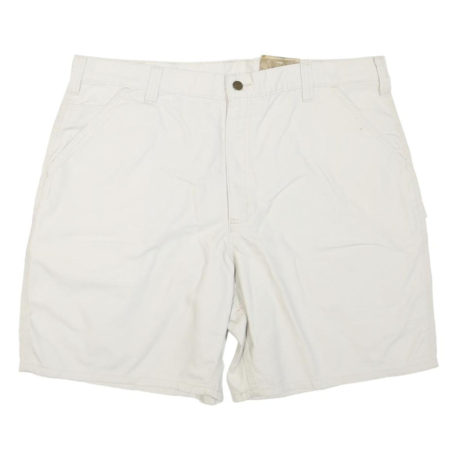 Buy CARHARTT Mens White Cotton Blend Workwear Shorts XL W40 Original Fit Utility Refurbished - $41.59 CARHARTT Mens White Cotton Blend Workwear Shorts XL W40 Original Fit Utility Refurbished - N/A refurbished available on Cerqular