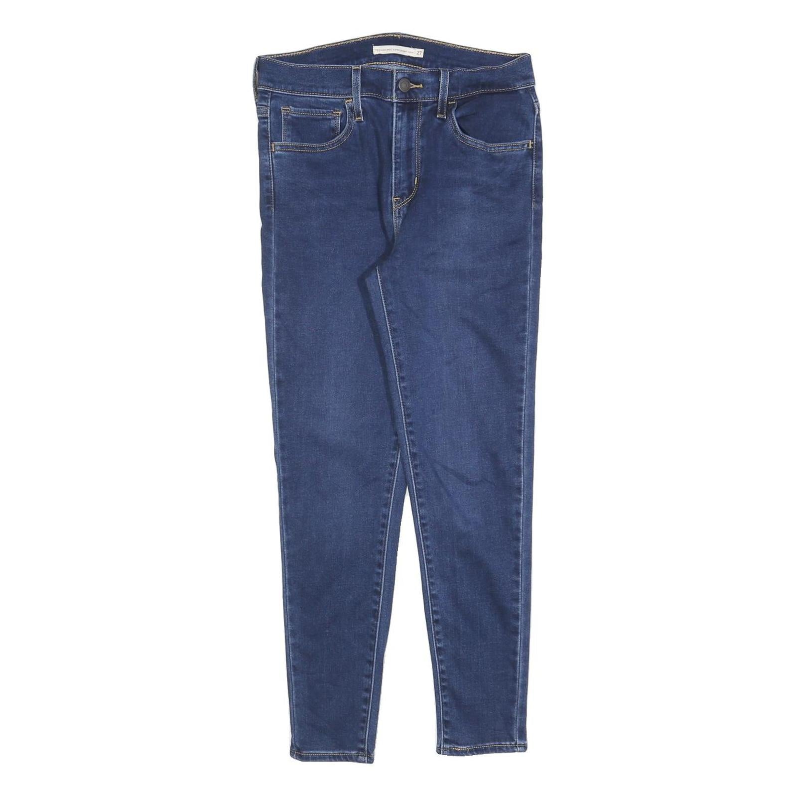 LEVI'S 720 Womens Jeans Blue Slim Skinny Denim Medium W27 L25 Stretch Cotton Refurbished - N/A refurbished available on Cerqular
