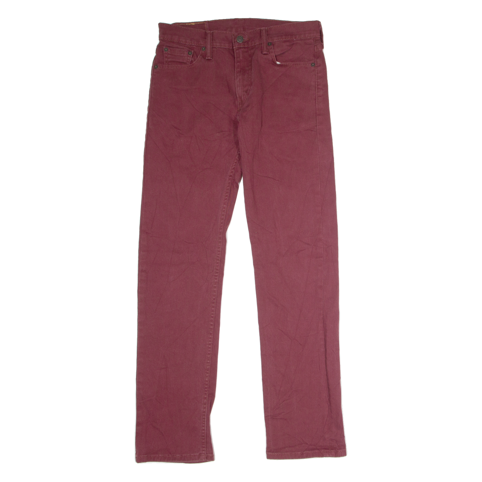 LEVI'S 513 Jeans Mens Red Slim Straight W29 L32 Refurbished - N/A refurbished available on Cerqular
