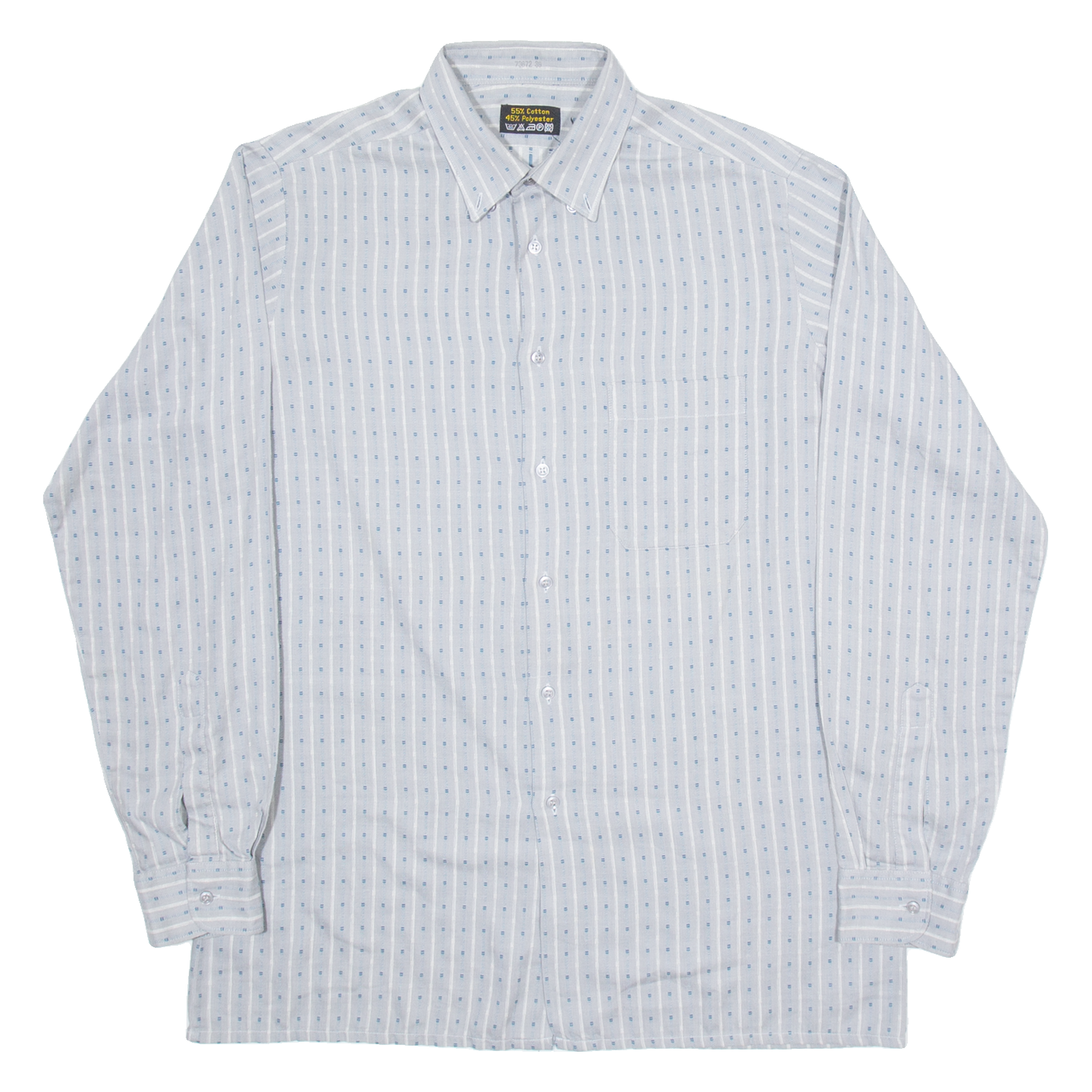Buy Mens Shirt Grey Striped Long Sleeve M Refurbished - $18.19 Mens Shirt Grey Striped Long Sleeve M Refurbished - N/A refurbished available on Cerqular