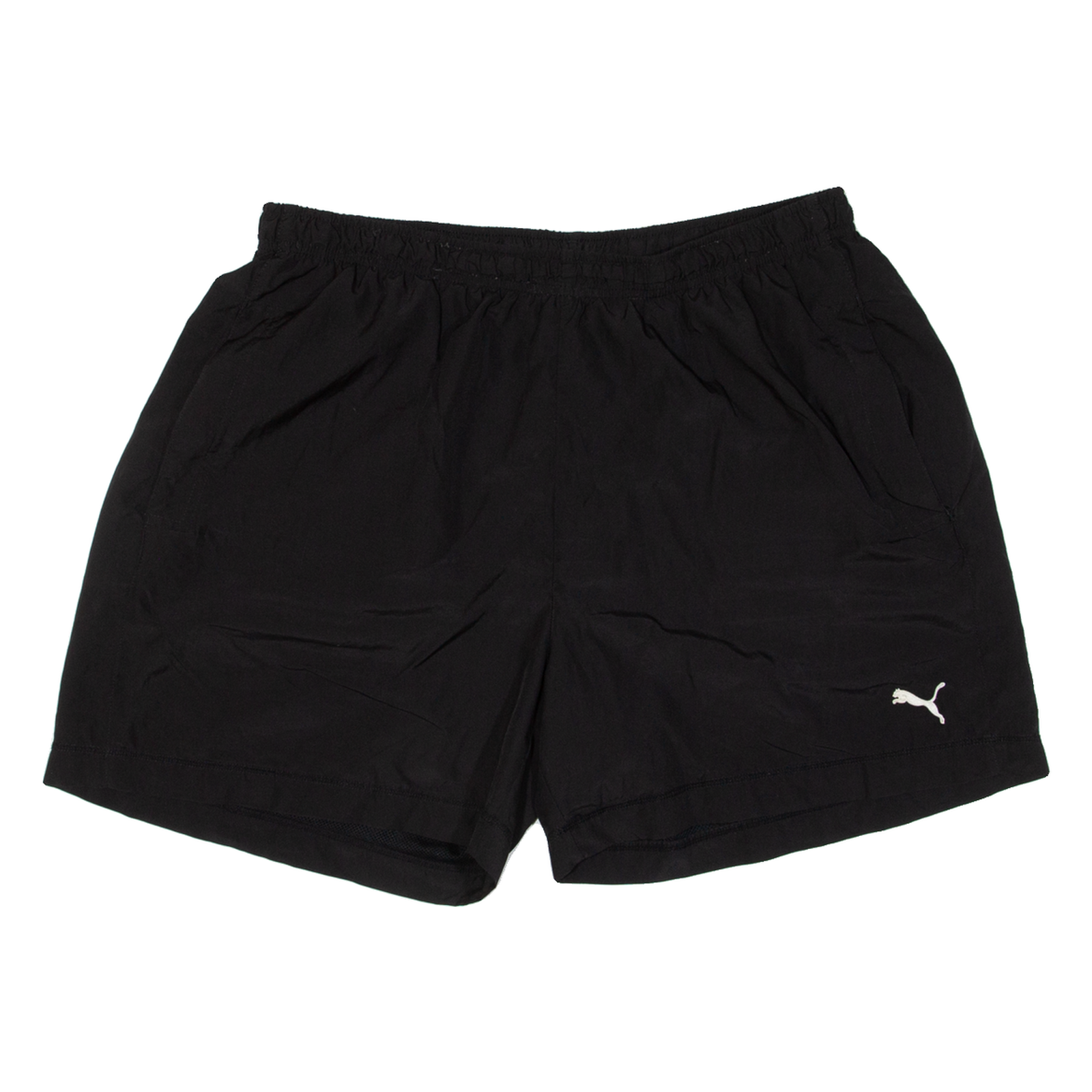 PUMA Mesh Lining Mens Sports Shorts Black Relaxed XL W33 Refurbished - N/A refurbished available on Cerqular