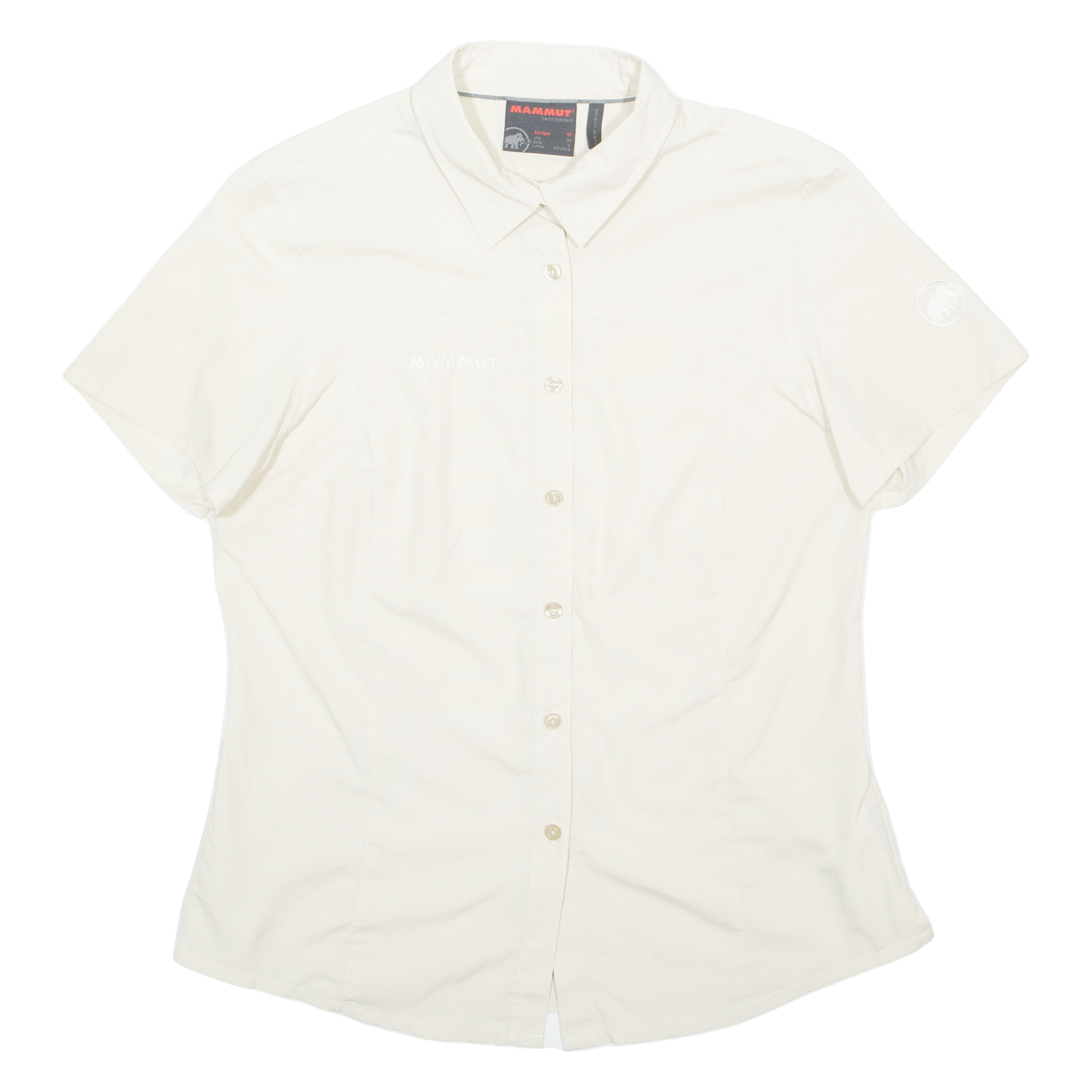 MAMMUT Womens Plain Shirt Beige M Refurbished - N/A refurbished available on Cerqular