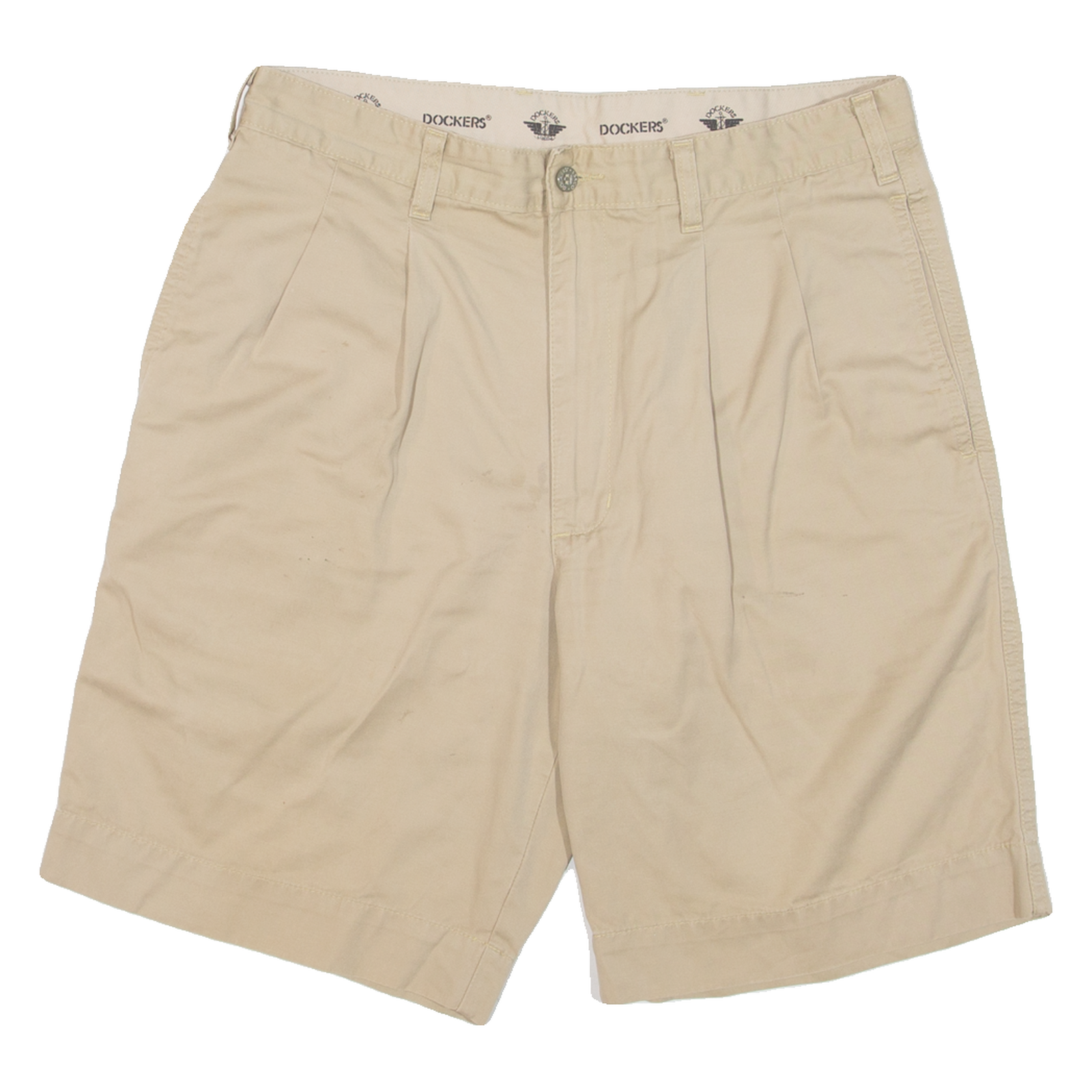 DOCKERS Mens Chino Shorts Beige M W33 Refurbished - N/A refurbished available on Cerqular