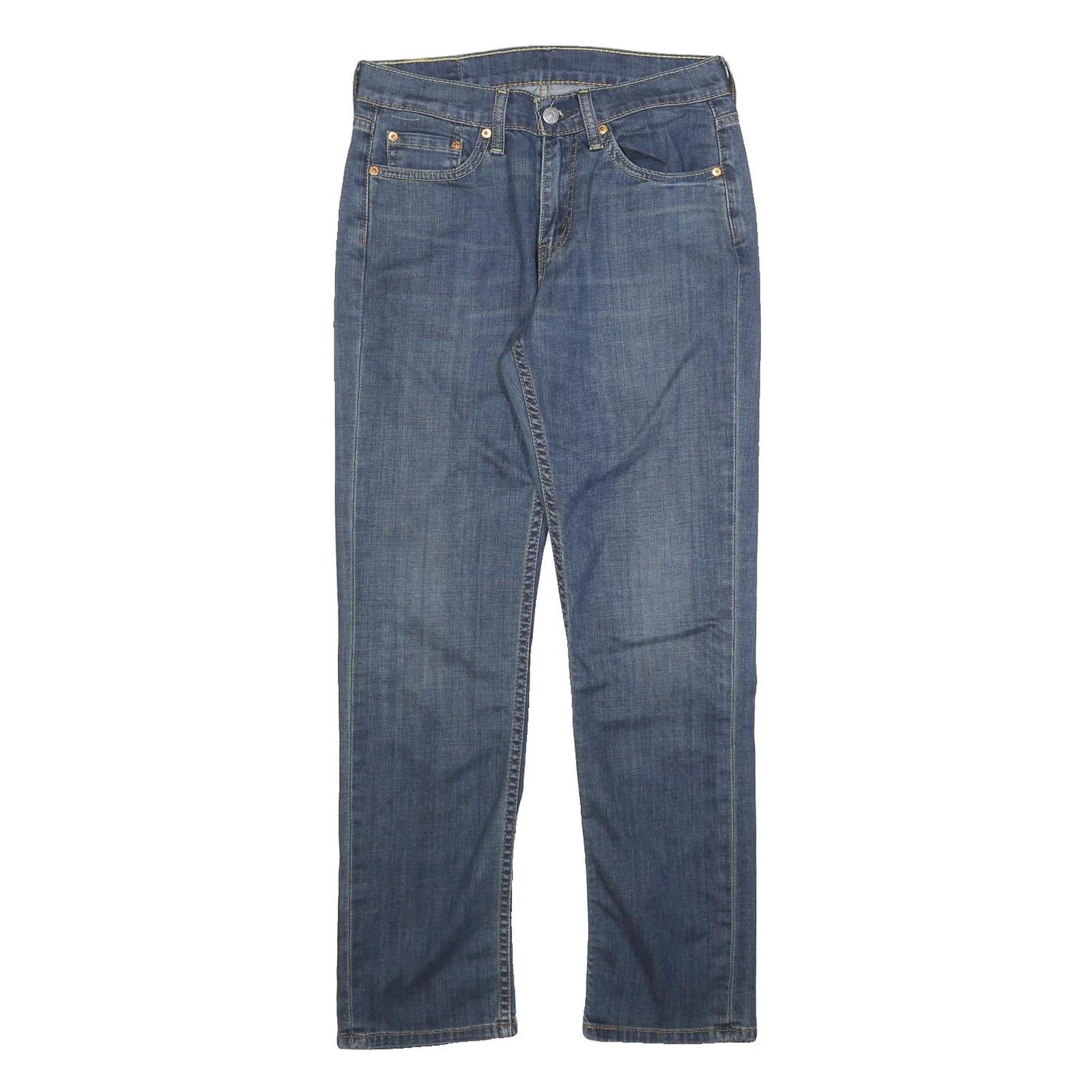 LEVI'S 514 Classic Mens Jeans Blue Classic Straight Denim Medium W29 L30 Refurbished - N/A refurbished available on Cerqular